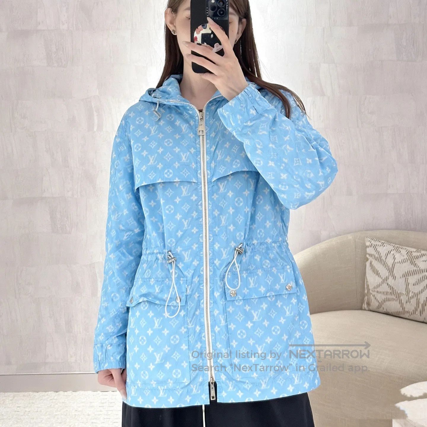 Louis Vuitton Louis Vuitton Printed Casual Long Sleeve Jacket| Size XXS / US 00 / IT 34 - 7 Thumbnail