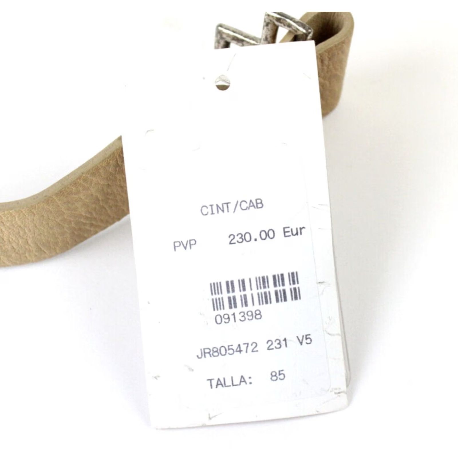Jil Sander JIL SANDER Belt Women 85 CM Leather Blend Brown Aged Look Buckle Size ONE SIZE - 4 Thumbnail