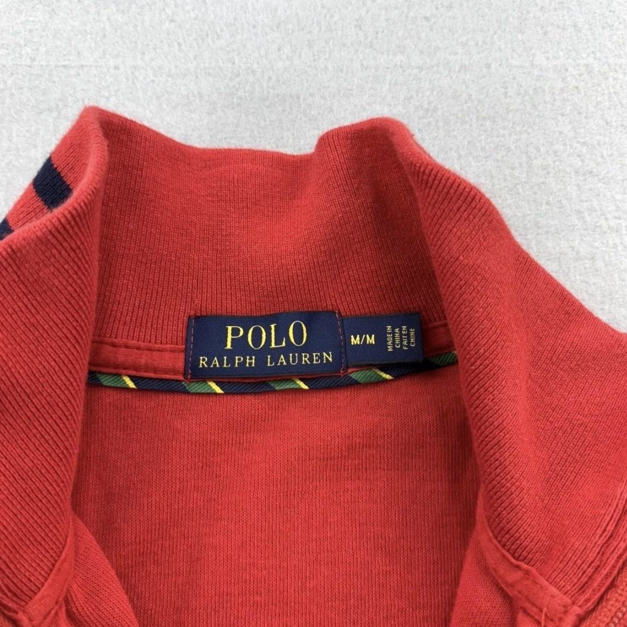 Polo Ralph Lauren Polo Ralph Lauren Sweatshirt Mens M Red 1/4 Zip Mock Neck Pullover Logo Sweatshirt Size US M / EU 48-50 / 2 - 3 Thumbnail