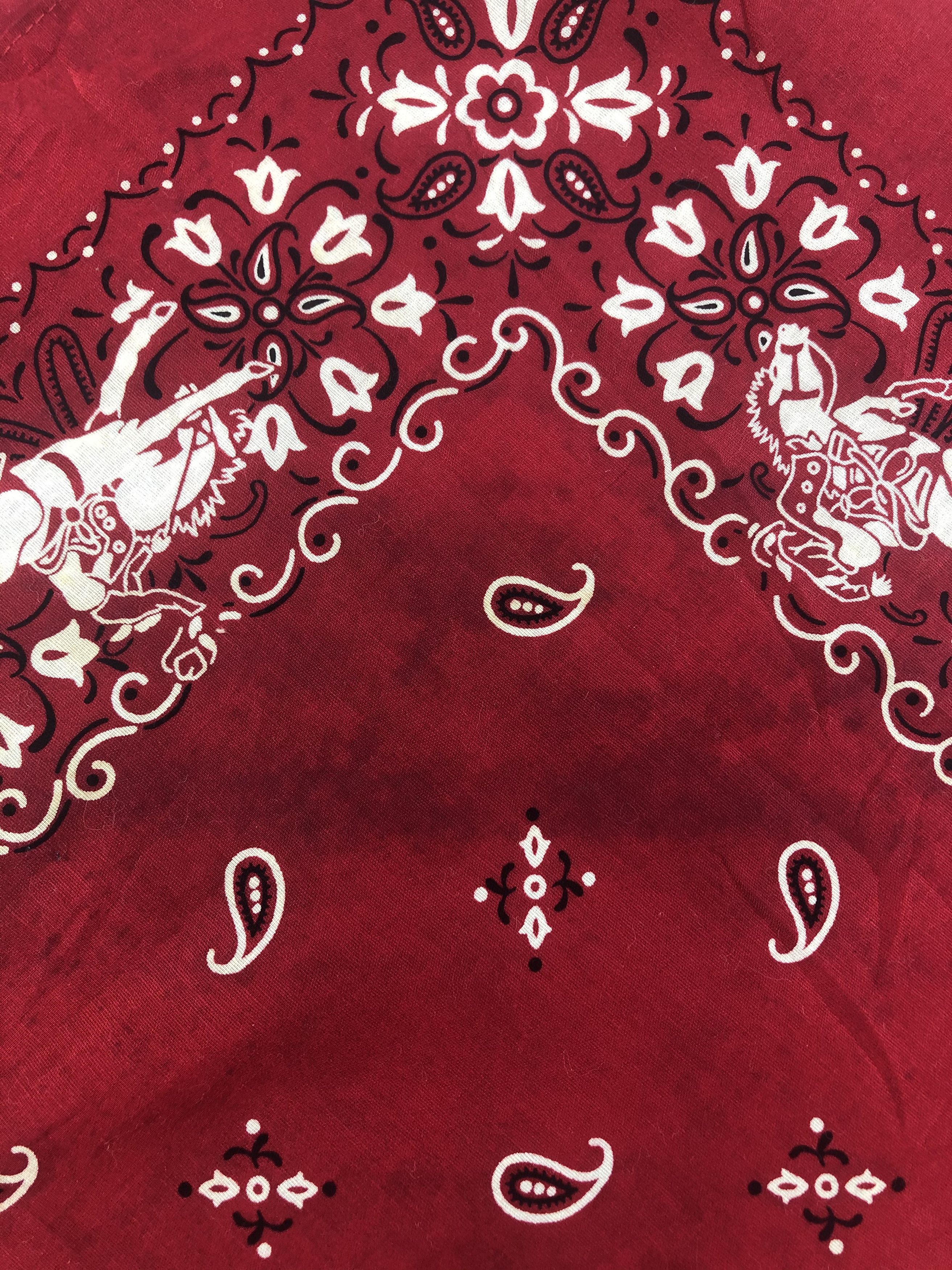Vintage Philip Morris Paislee Handkerchief / Bandana / Neckerchief Size ONE SIZE - 6 Thumbnail