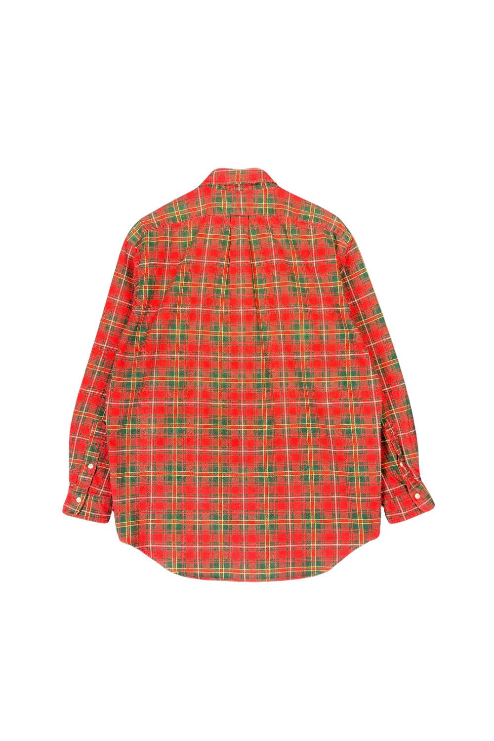 Polo Ralph Lauren Polo Ralph Lauren Red Tartan Plaid Shirt Classic Fit M Size US M / EU 48-50 / 2 - 2 Thumbnail