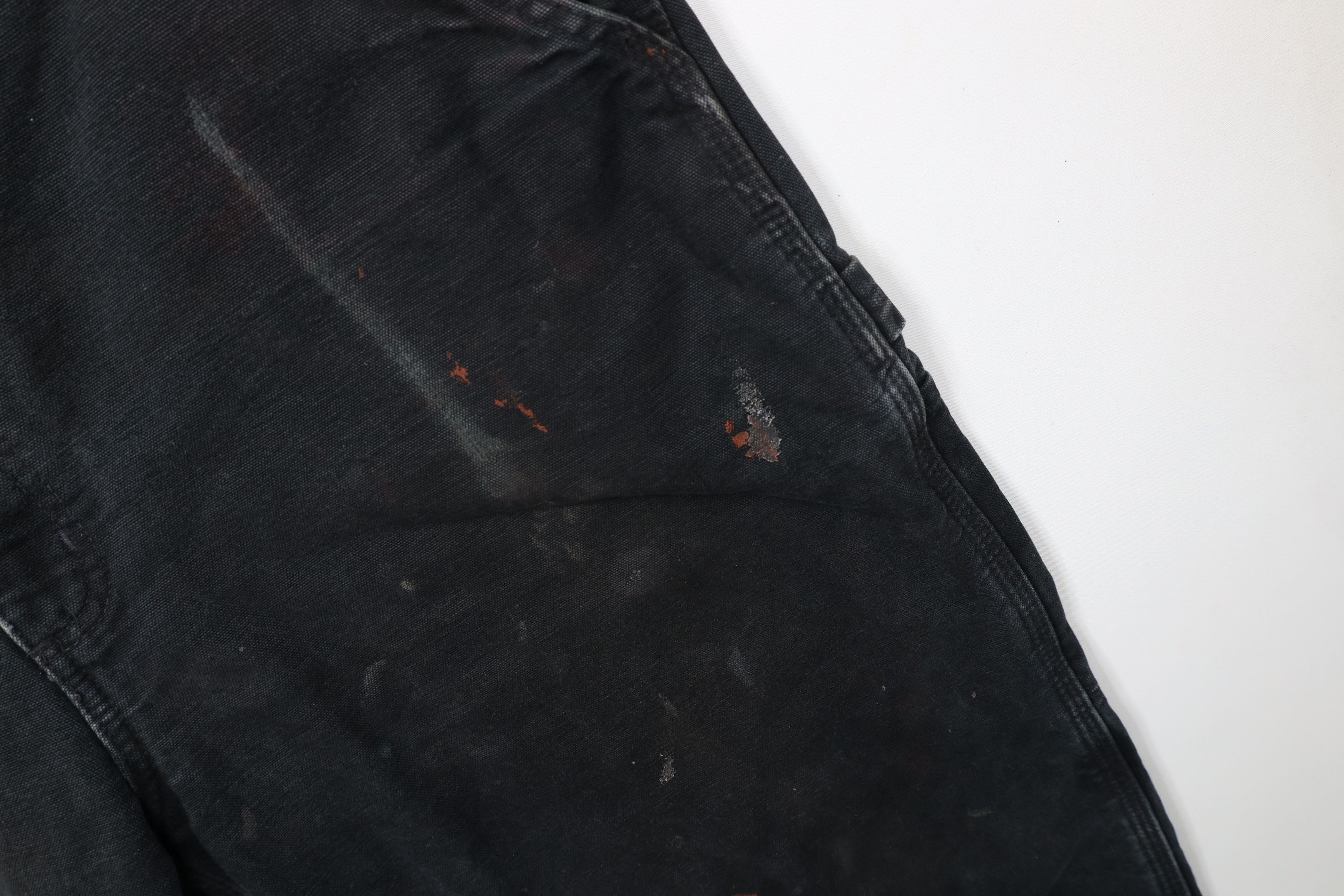 Carhartt Vintage 90s Carhartt Flannel Lined Wide Leg Canvas Pants Size US 38 / EU 54 - 9 Thumbnail