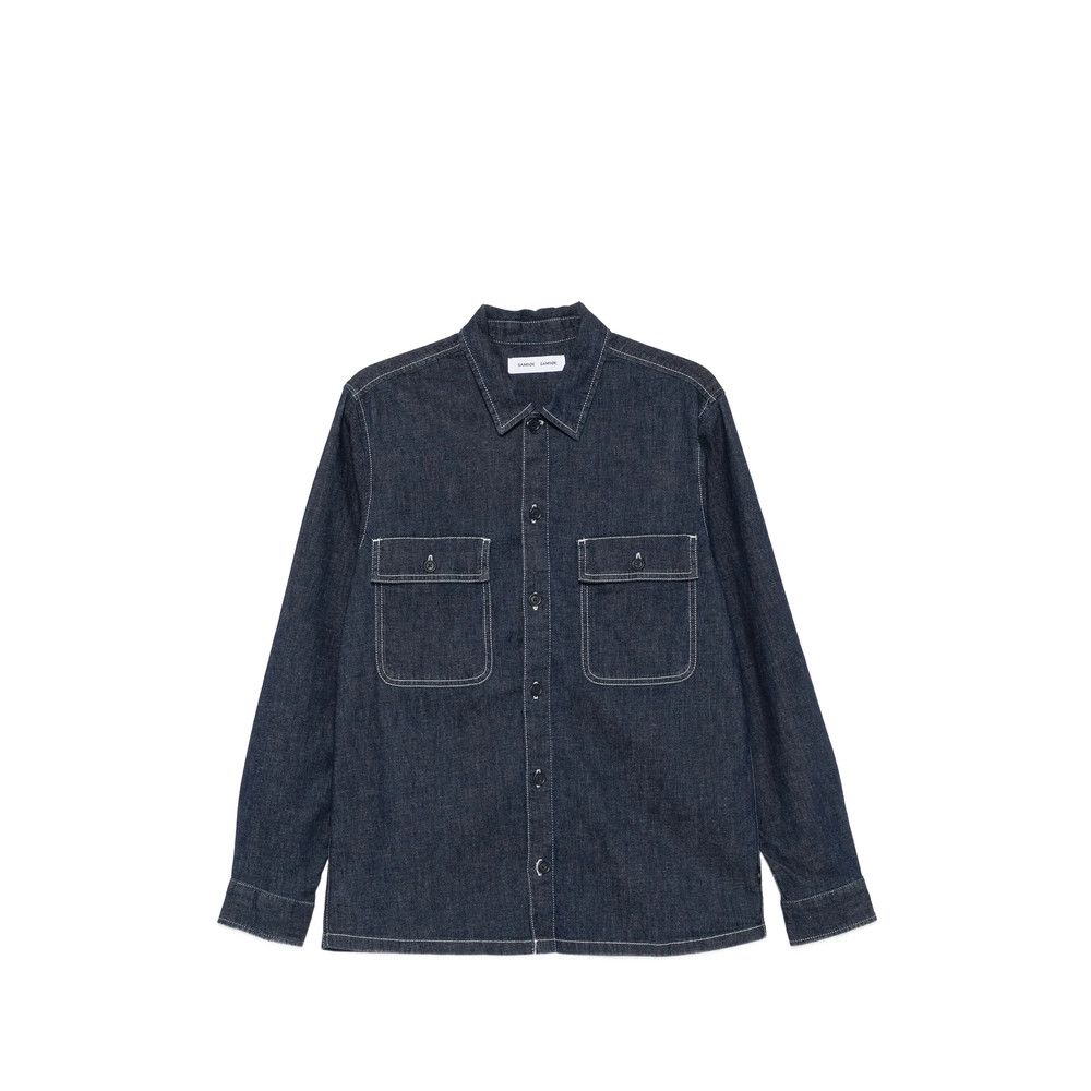 Samsoe Samsoe Samsoe Samsoe BLUE Shirts Size US L / EU 52-54 / 3 - 1 Thumbnail