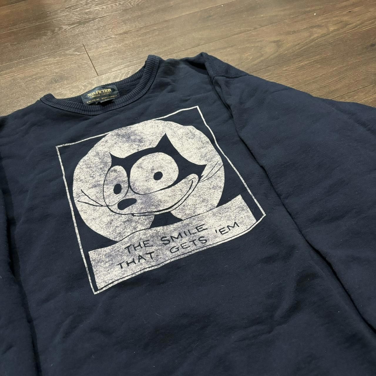 Designer Vintage Felix the cat the smile that gets em sweatshirt M/L Size US L / EU 52-54 / 3 - 1 Thumbnail