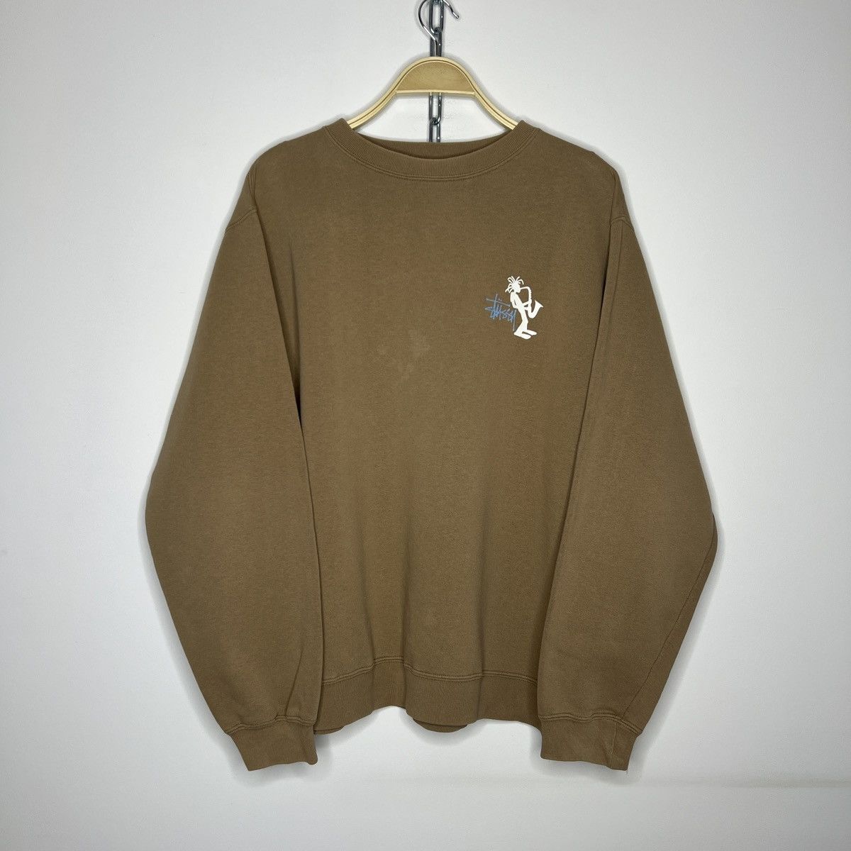 Stussy Vintage Stussy Saxophone 90’s Sweatshirt Crewneck Brown Logo Size US L / EU 52-54 / 3 - 2 Thumbnail