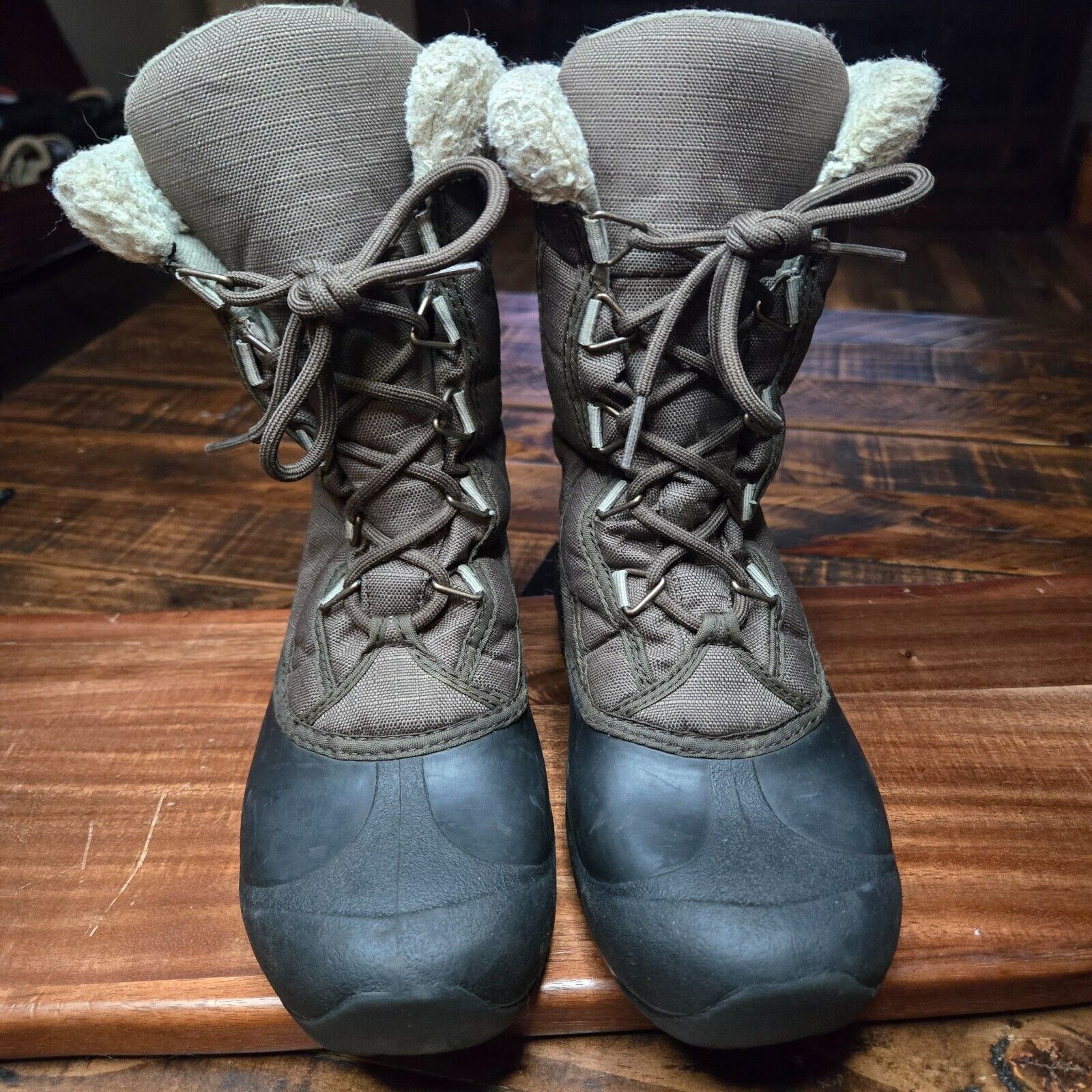 SOREL Sorel Cumberland Winter Boots Womens Sz 6.5 Olive Green BB2 Size US 6.5 / IT 36.5 - 2 Thumbnail