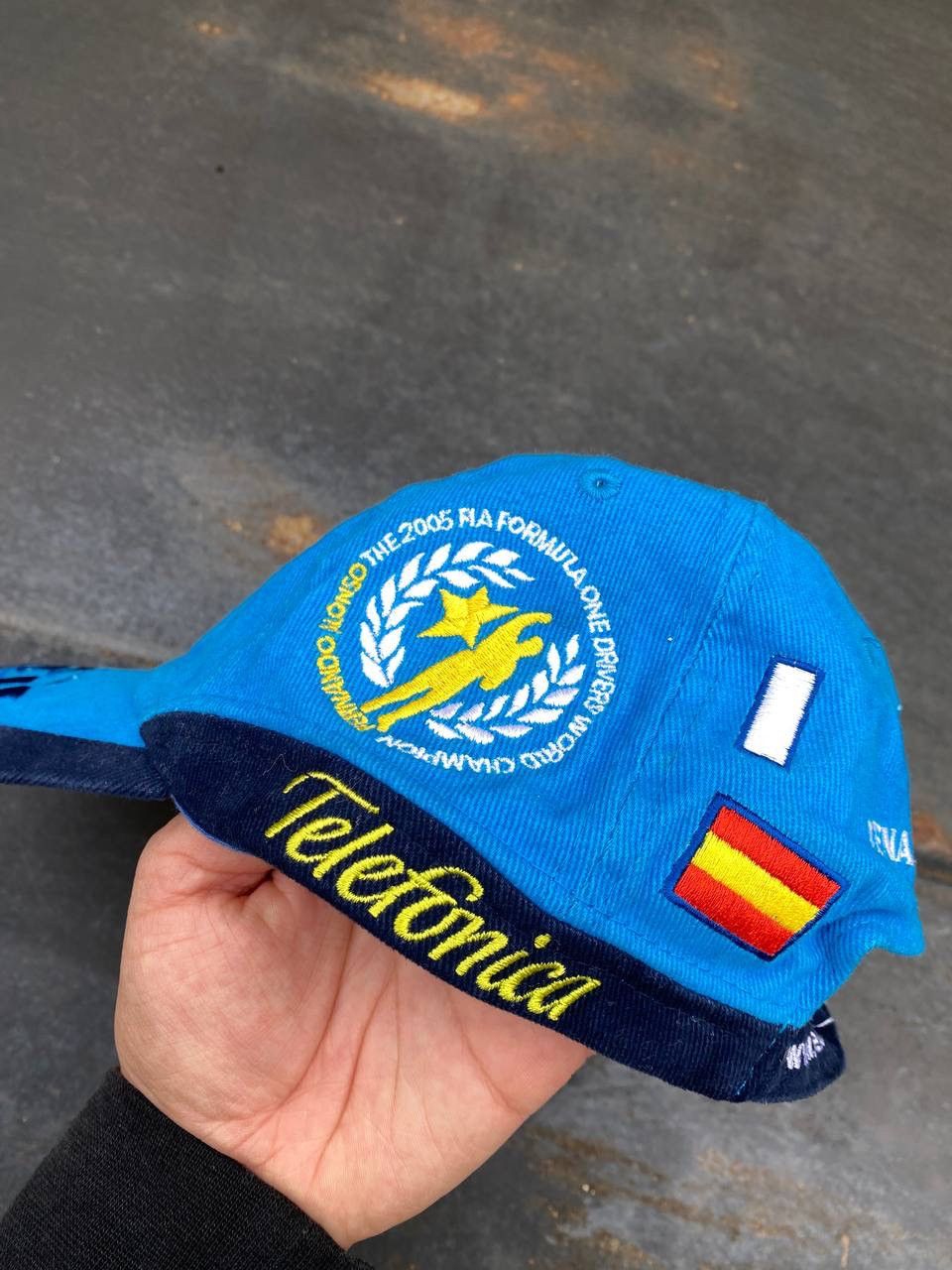Formula 1 Renault Telefonica Racing Formula 1 y2k cap hat Size ONE SIZE - 7 Thumbnail