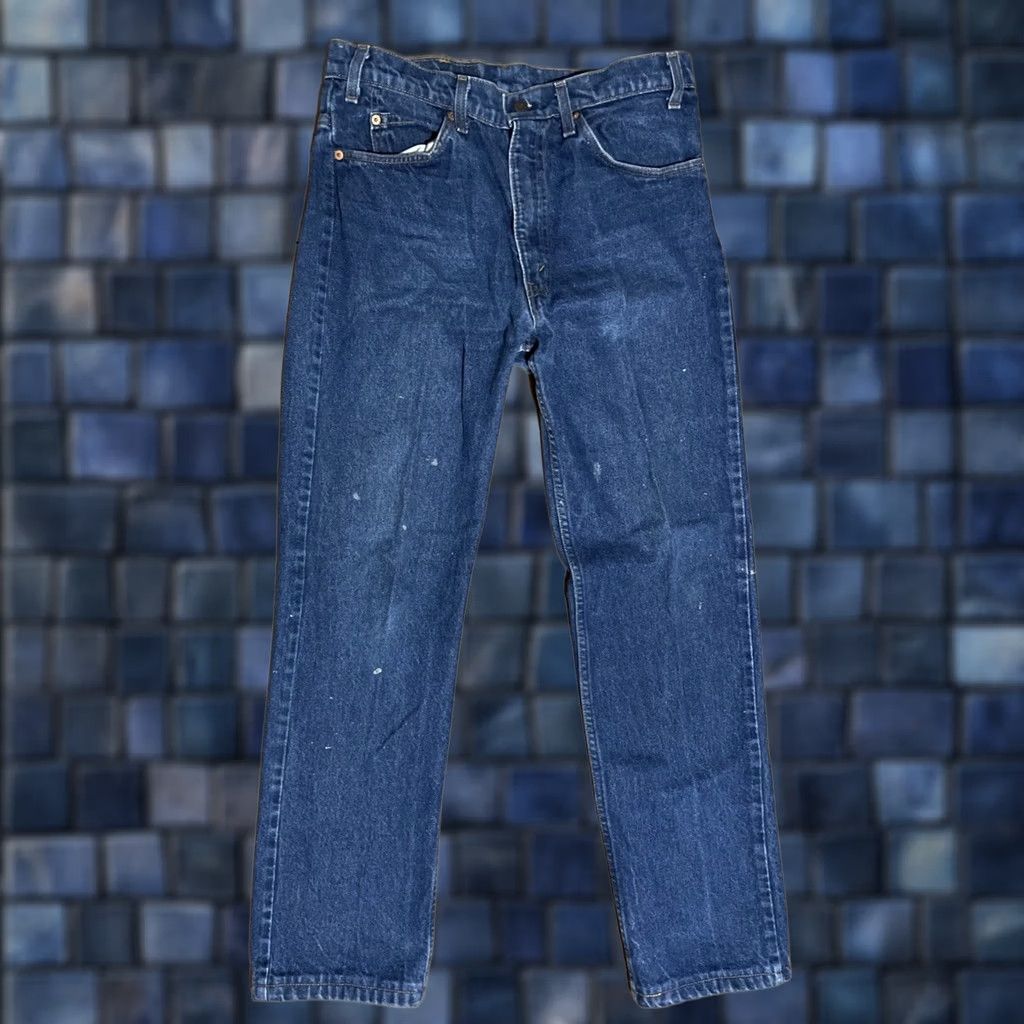 Levi's VINTAGE Levi's Jeans Men 34x36 40509-0215 Orange Tab 80s Denim Straight 5-Pocket Blue Blue Jeans 80s Mens Regular Leather? Size US 34 / EU 50 - 1 Thumbnail