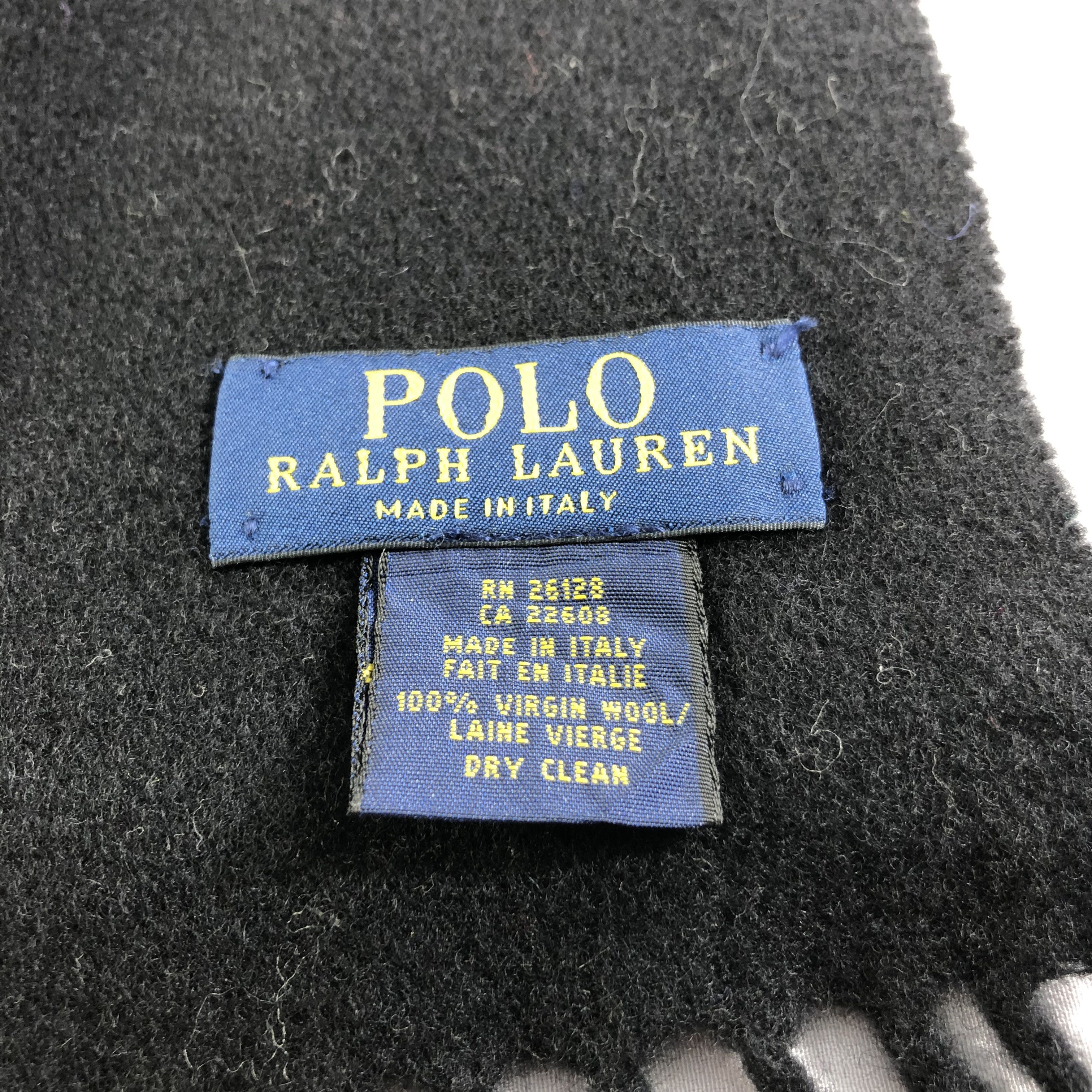 Polo Ralph Lauren Polo Ralph Lauren Wool Scarf Muffler Neckwear V2299 Size ONE SIZE - 5 Thumbnail