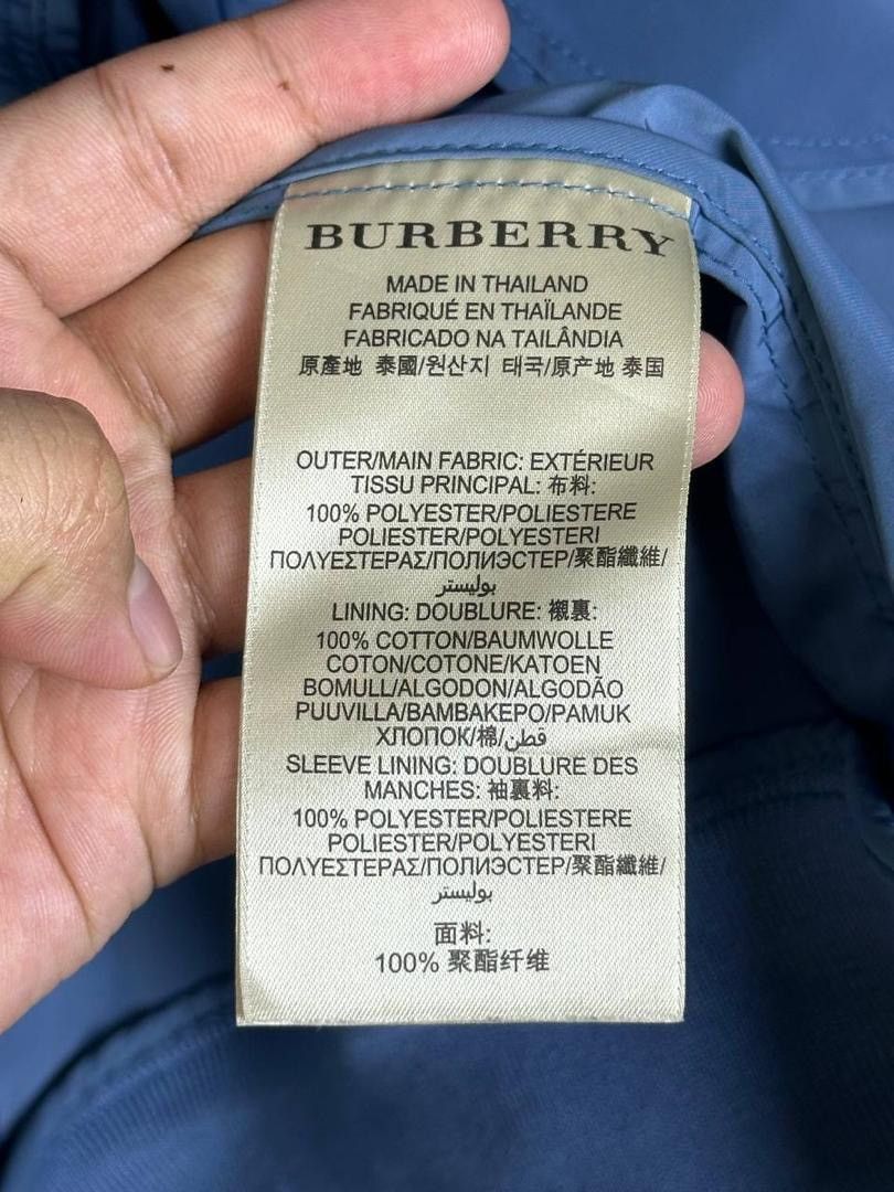 Burberry × Designer Burberry Brit Zip Up Light Bomber Jacket (PIT 23.5) Size US M / EU 48-50 / 2 - 11 Thumbnail