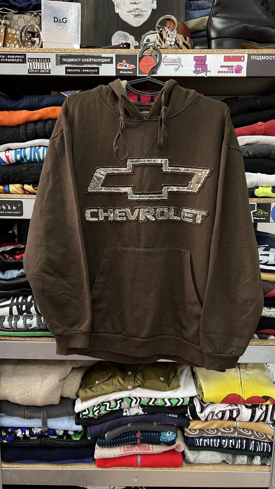 Chevrolet Y2K realtree Brown Chevy hoodie Size US L / EU 52-54 / 3 - 1 Thumbnail