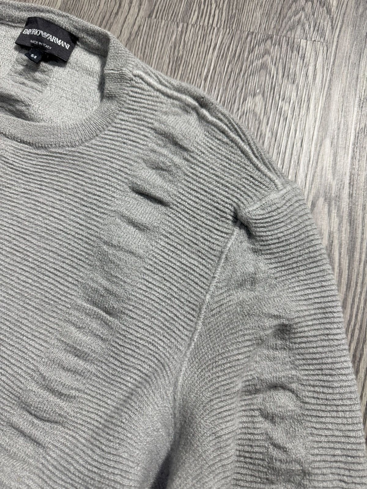 Emporio Armani 2000s Armani Wool Sweater Size US L / EU 52-54 / 3 - 14 Thumbnail