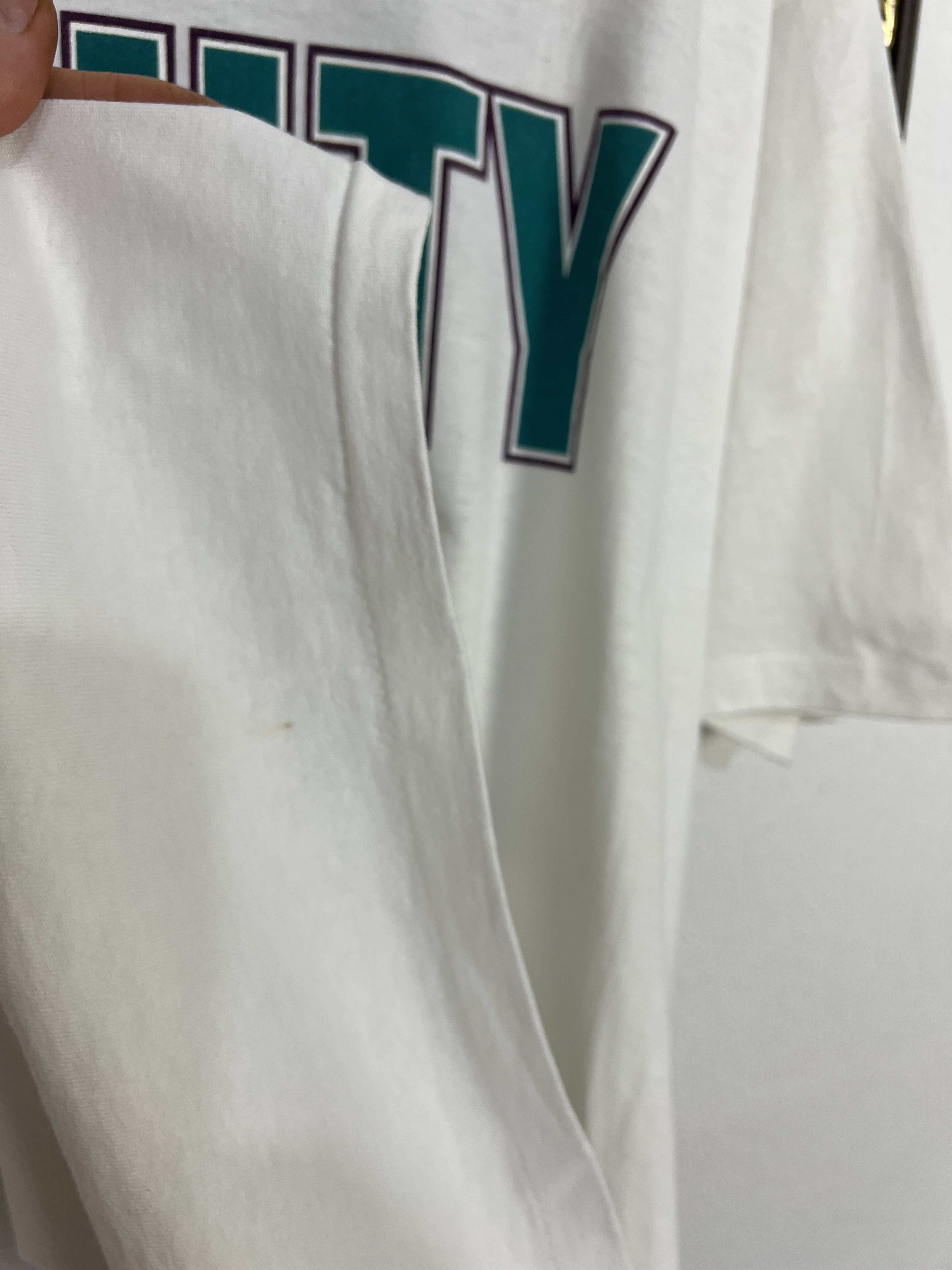 Nutmeg Vintage 90's Mighty Ducks NHL Hockey Shirt Nutmeg Over Print Size US XL / EU 56 / 4 - 8 Thumbnail