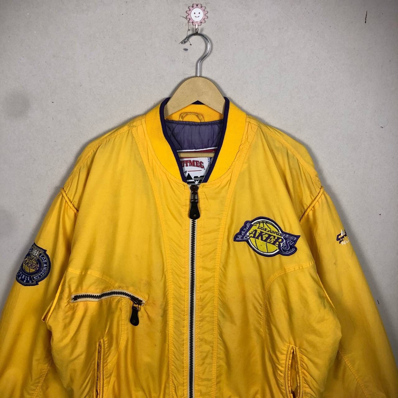 NBA 1991 Nutmeg x Campri LA Lakers NBA Jacket - XL - Vtg 90s Size US XL / EU 56 / 4 - 5 Thumbnail