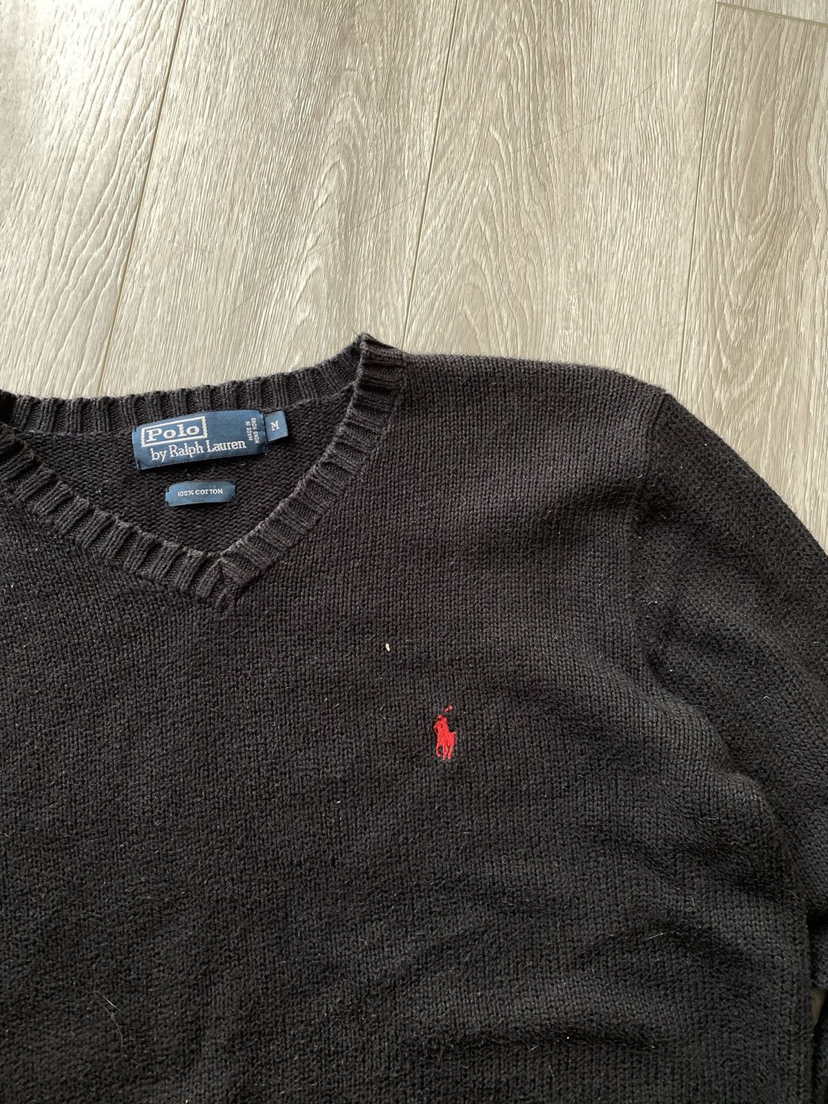 Polo Ralph Lauren Polo Ralph Lauren Mens V-neck Blue Sweater Long Sleeve Size US M / EU 48-50 / 2 - 5 Thumbnail