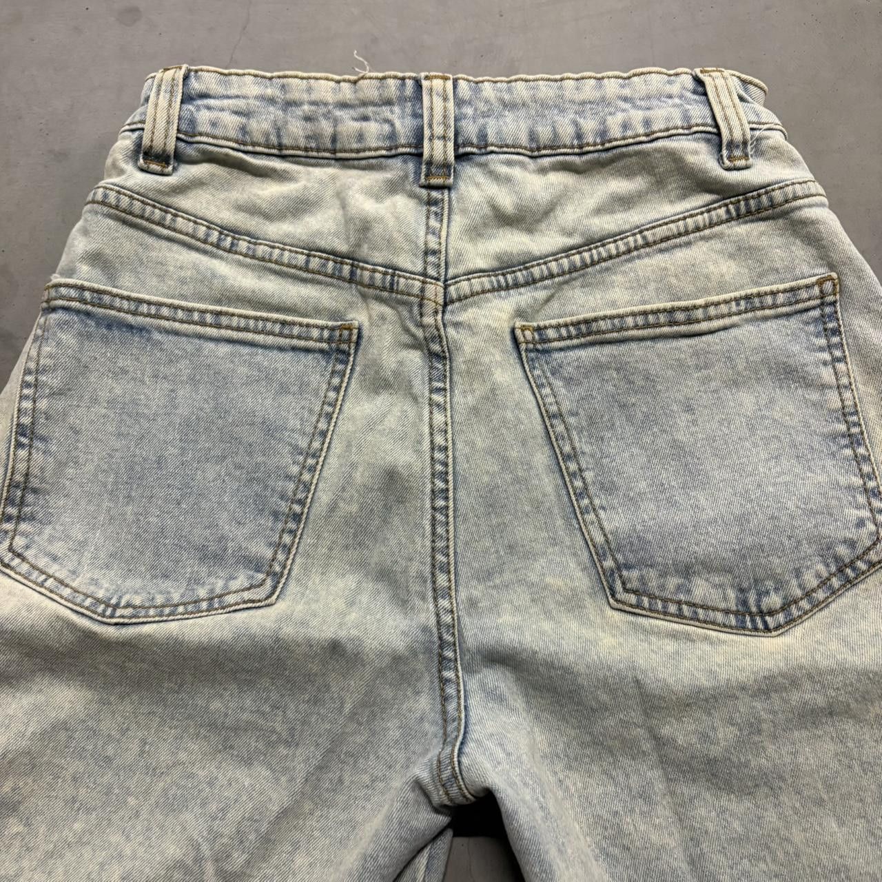 Vintage Crazy Vintage Y2K/2000s Baggy Wideleg Light Wash Denim Jeans! Size 24" / US 00 / IT 34 - 5 Thumbnail