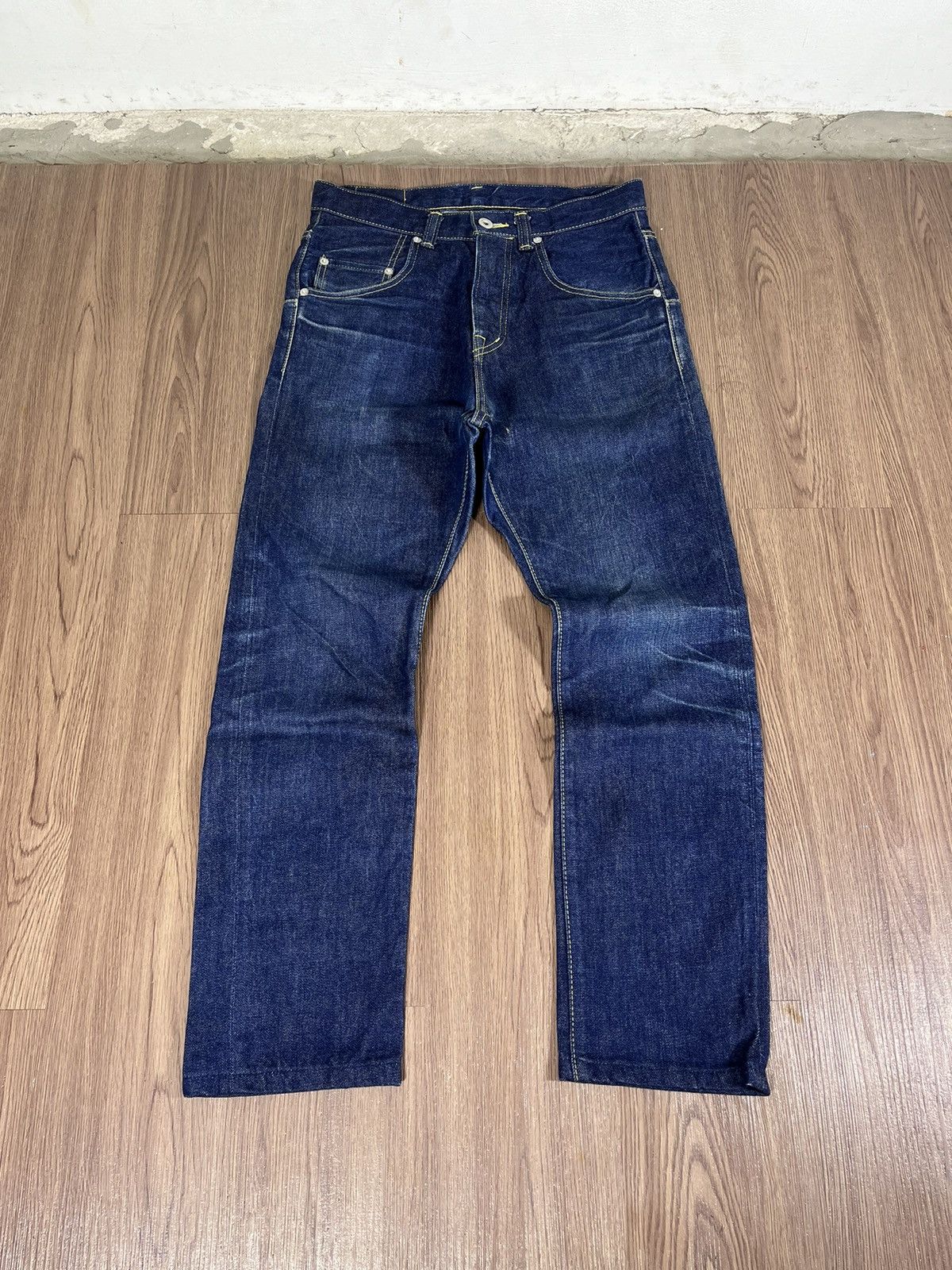 Comme des Garcons AD2010 Comme des Garçons Homme Indigo Denim Size US 29 - 4 Thumbnail