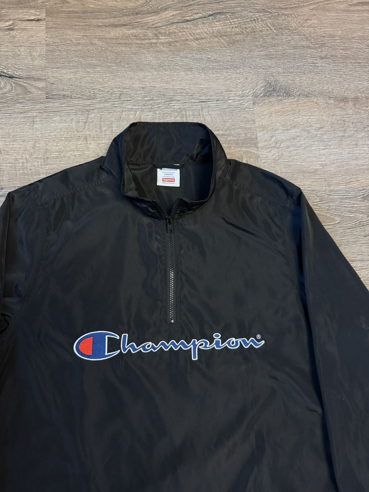 Champion × Supreme Supreme x Champion SS17 Half Zip Pullover Jacket Size US M / EU 48-50 / 2 - 3 Thumbnail