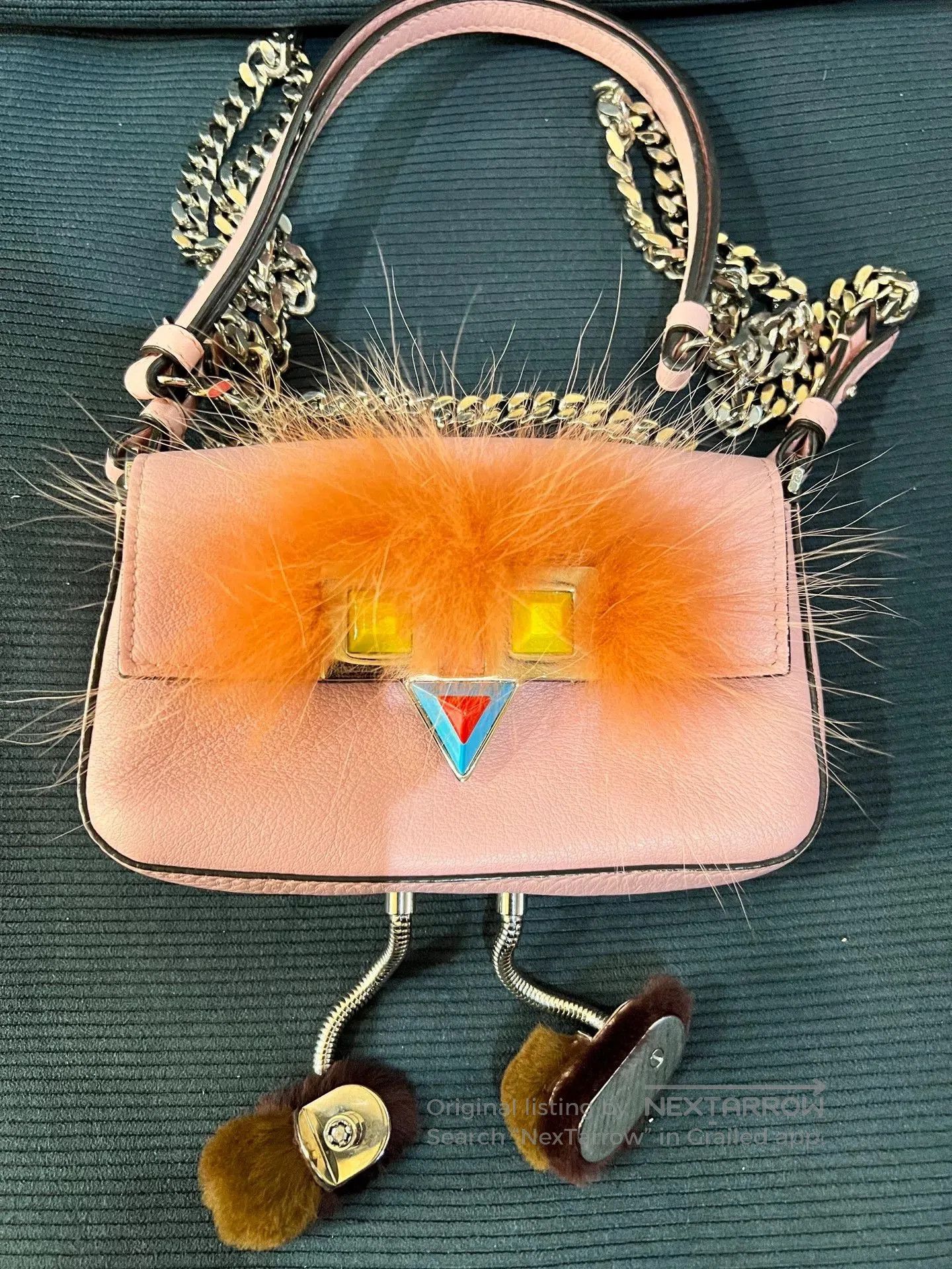 Fendi Fendi Monster Chain Crossbody Bag. Size ONE SIZE - 2 Thumbnail