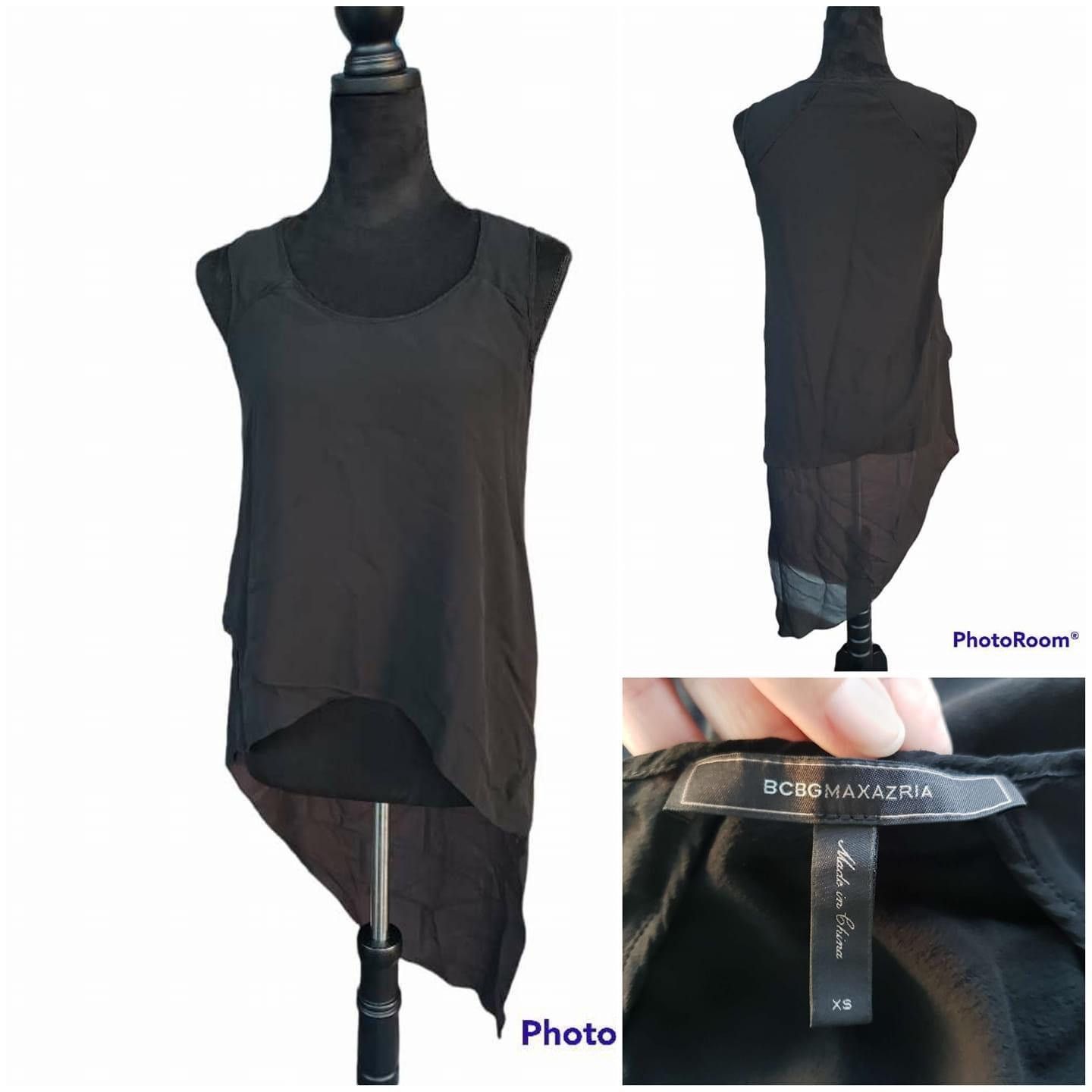 Bcbgmaxazria BCBGMAXAZRIA Asymmetrical Hi-Lo Flowy Sleeveless size XS Size XS / US 0-2 / IT 36-38 - 1 Thumbnail
