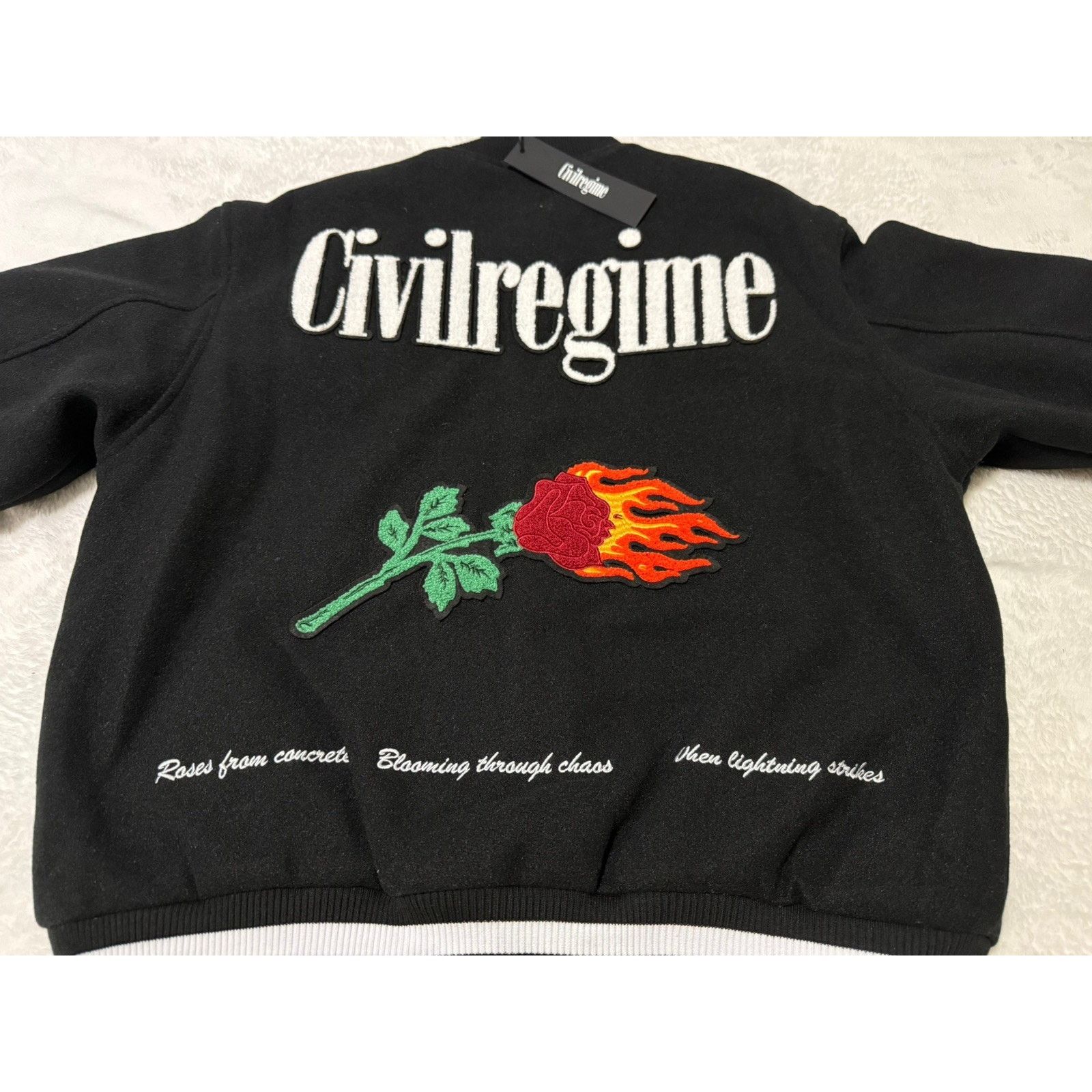 Civil Regime Civil Regime Night Strikes Varsity Jacket Small Embroidered Size US S / EU 44-46 / 1 - 4 Thumbnail