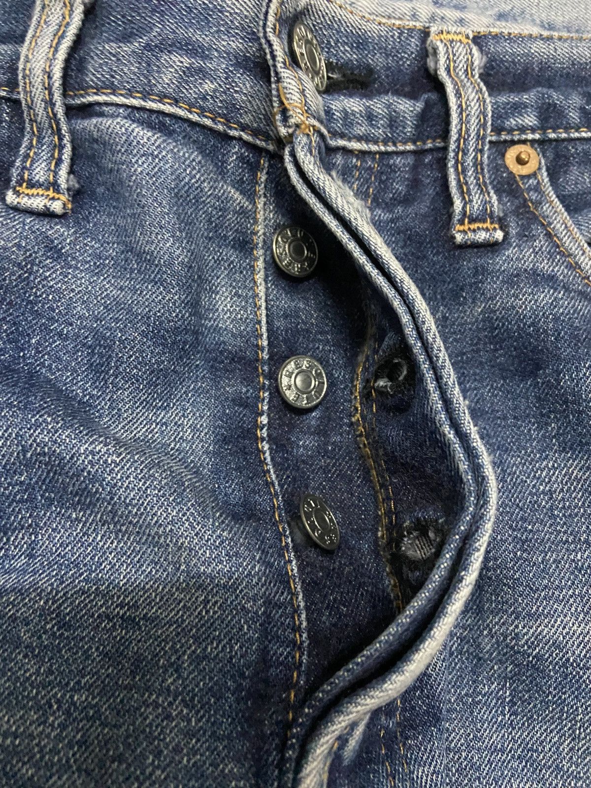 RESOLUTE Final Drop 💥💥 Resolute Distressed Selvedge Denim Size US 34 / EU 50 - 8 Thumbnail
