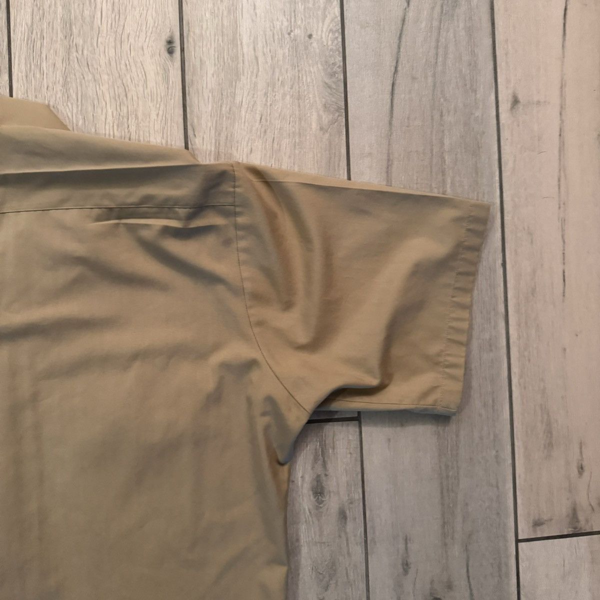 Stussy Vintage 70s Earth Tone Tan Military Cropped Pocket Button Up Size US M / EU 48-50 / 2 - 18 Thumbnail