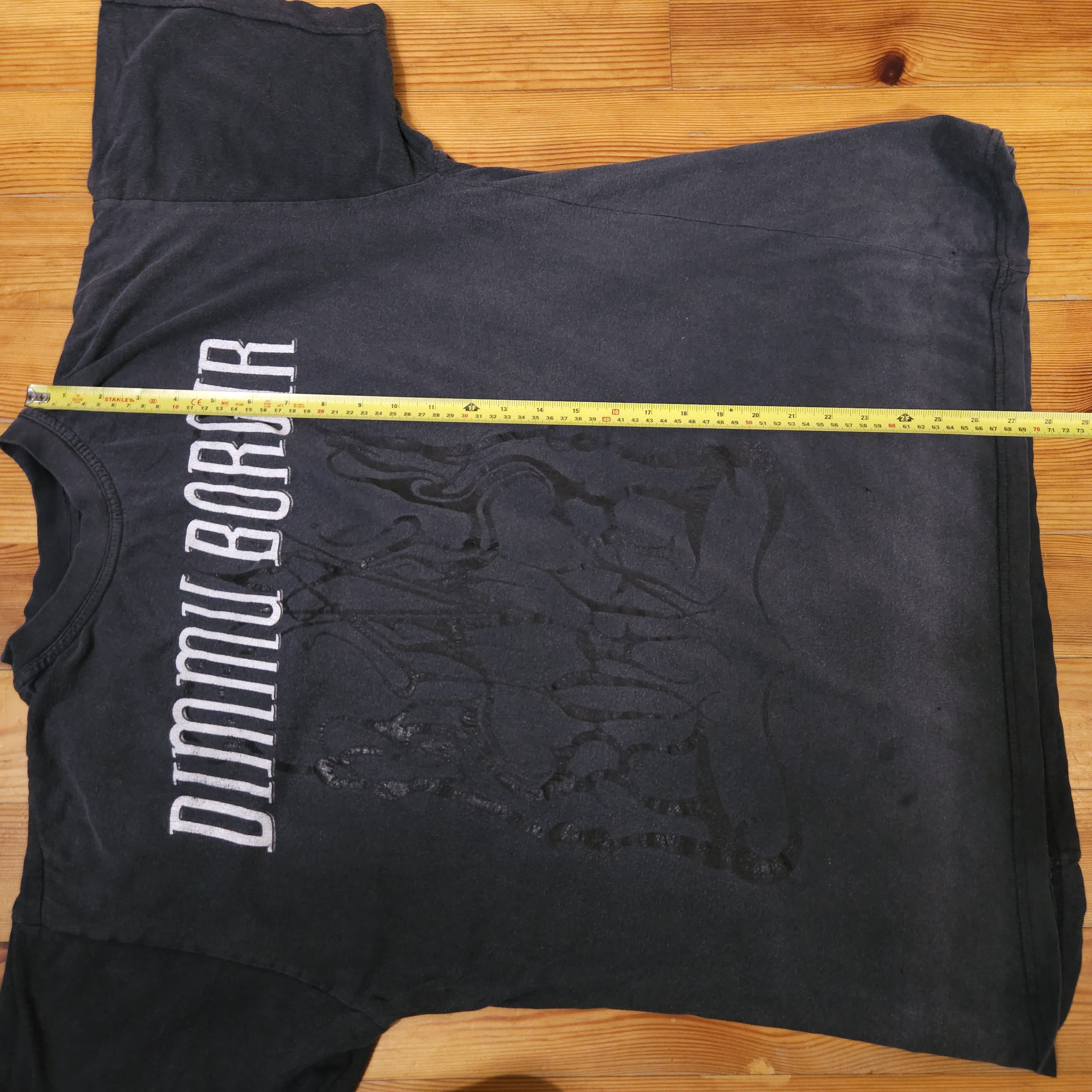 Band Tees Vintage Dimmu Borgir Norway T-shirt Death Metal Distress Size US XL / EU 56 / 4 - 13 Thumbnail