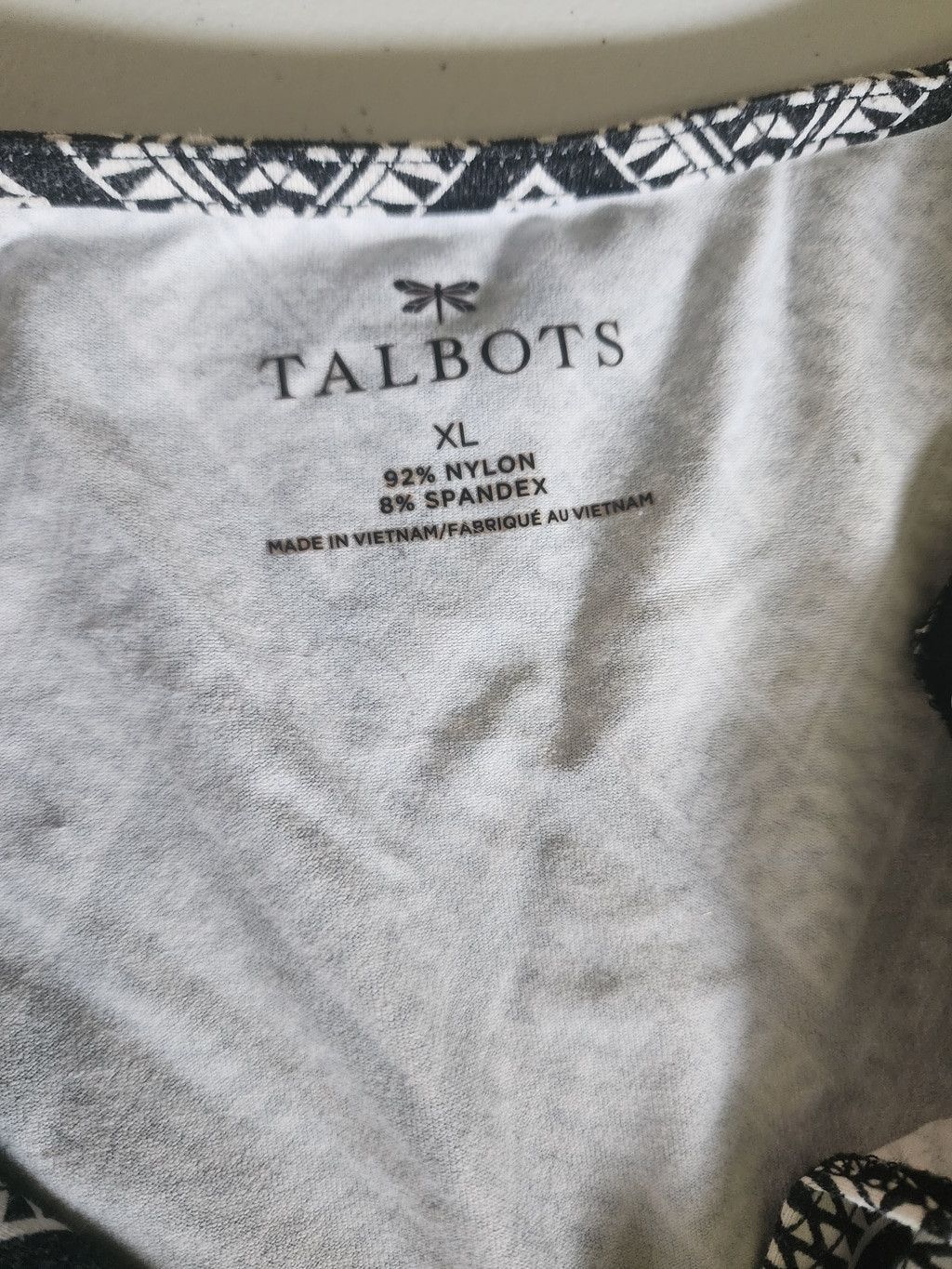 Talbots Women's Talbots Dress XL Black & White Size XL / US 12-14 / IT 48-50 - 4 Thumbnail
