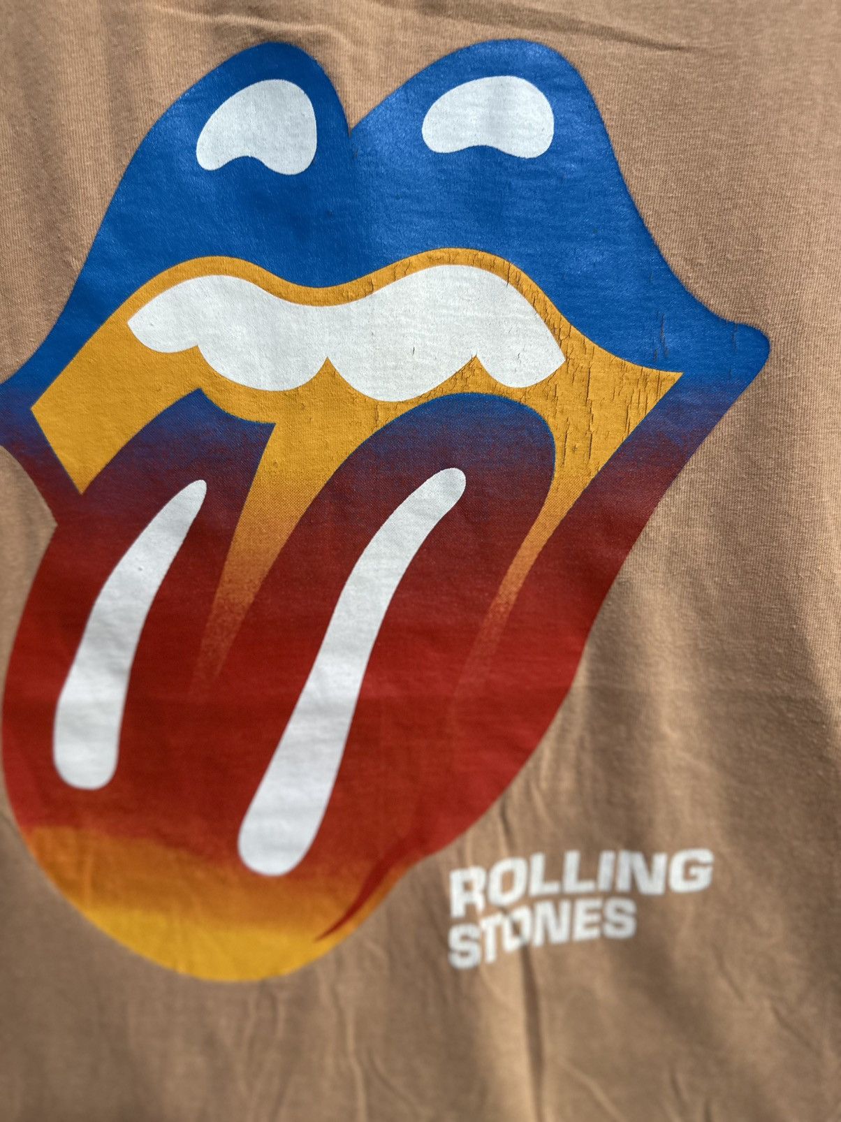 Band Tees Vintage Rolling Stone Faded Tee Size US M / EU 48-50 / 2 - 2 Thumbnail