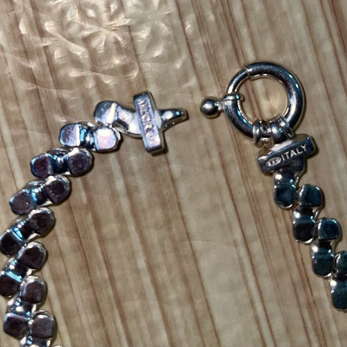 Sterling Silver 925 Silver Bracelet Italian Rare Style Size ONE SIZE - 4 Thumbnail