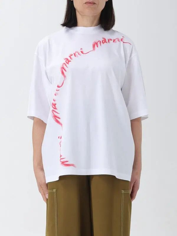 Marni oc11z0525 T-Shirt in White Size XL / US 12-14 / IT 48-50 - 1 Thumbnail