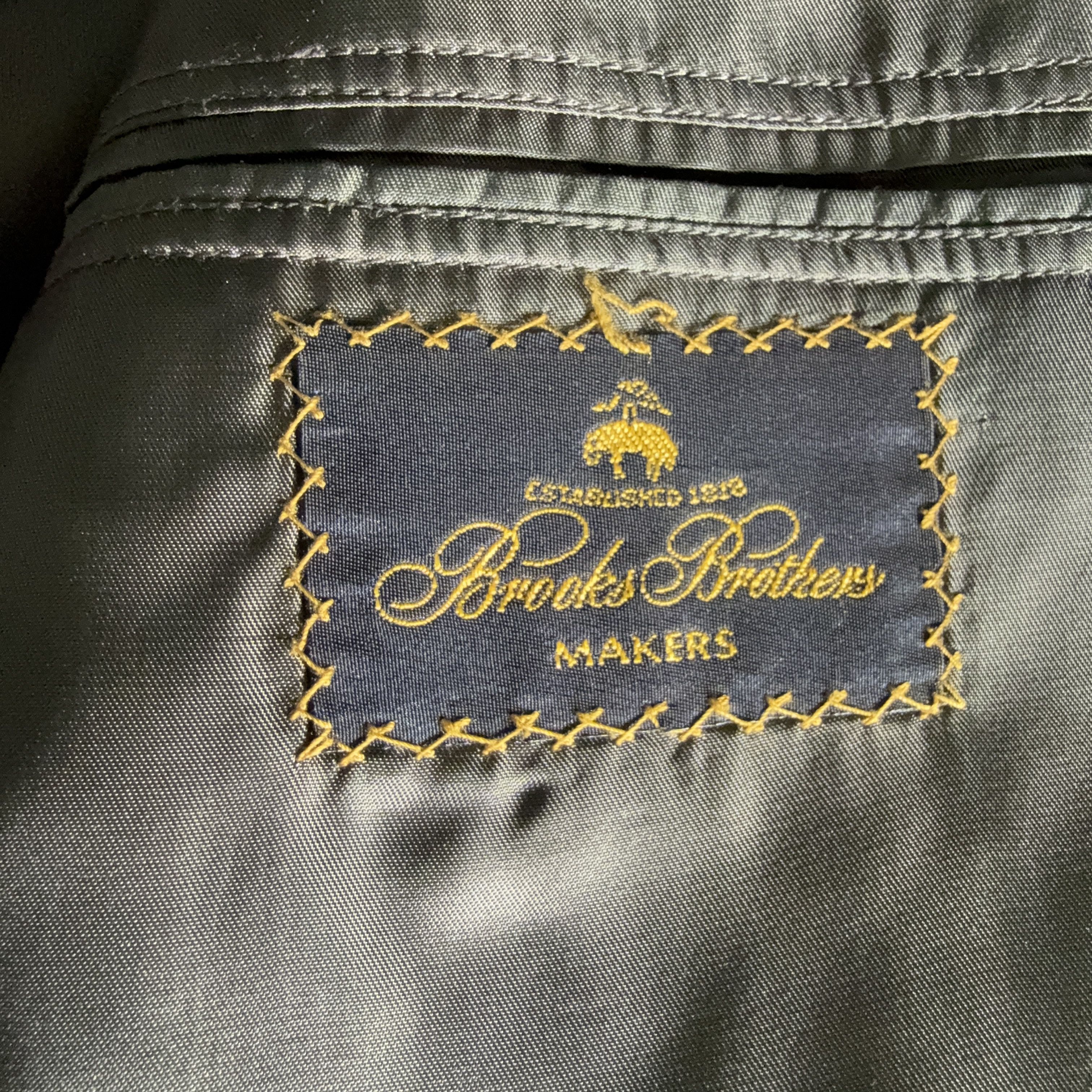 Brooks Brothers Brooks Brothers Makers Sport Coat 40R Gray Wool USA Size 40R - 3 Thumbnail