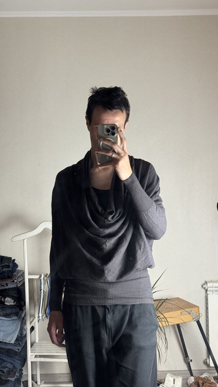 Japanese Brand Archive Yohji Yamamoto Lgb Rick Owens Style Oversized Sweate Size L / US 10 / IT 46 - 6 Thumbnail