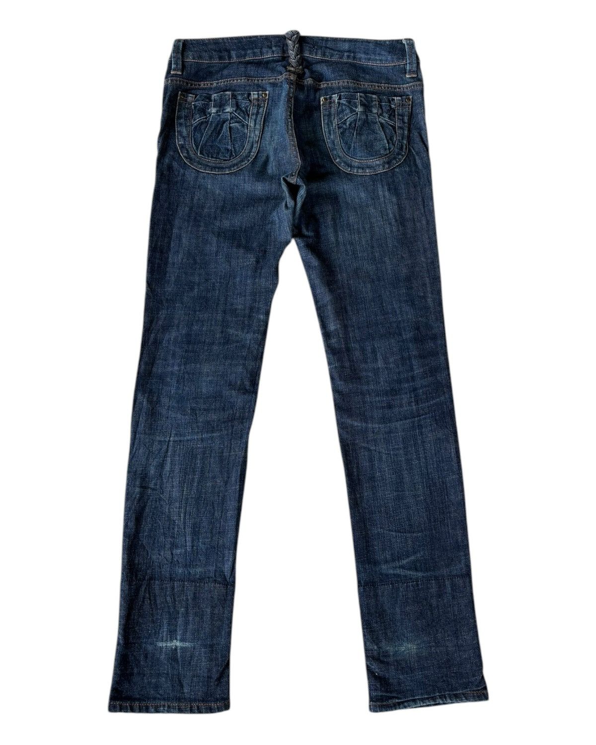 Hysteric Glamour RARE🔥SUPER HAKKA EMBROIDERY BLUE DENIM JEANS Size 30" / US 8 / IT 44 - 8 Thumbnail