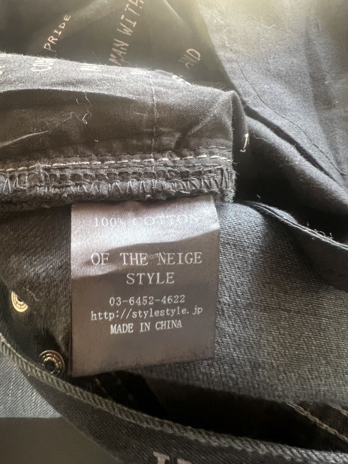 Shellac Of The Neige Style Japan Ripped Distress Denim Bootcut Jeans Size US 30 / EU 46 - 25 Thumbnail