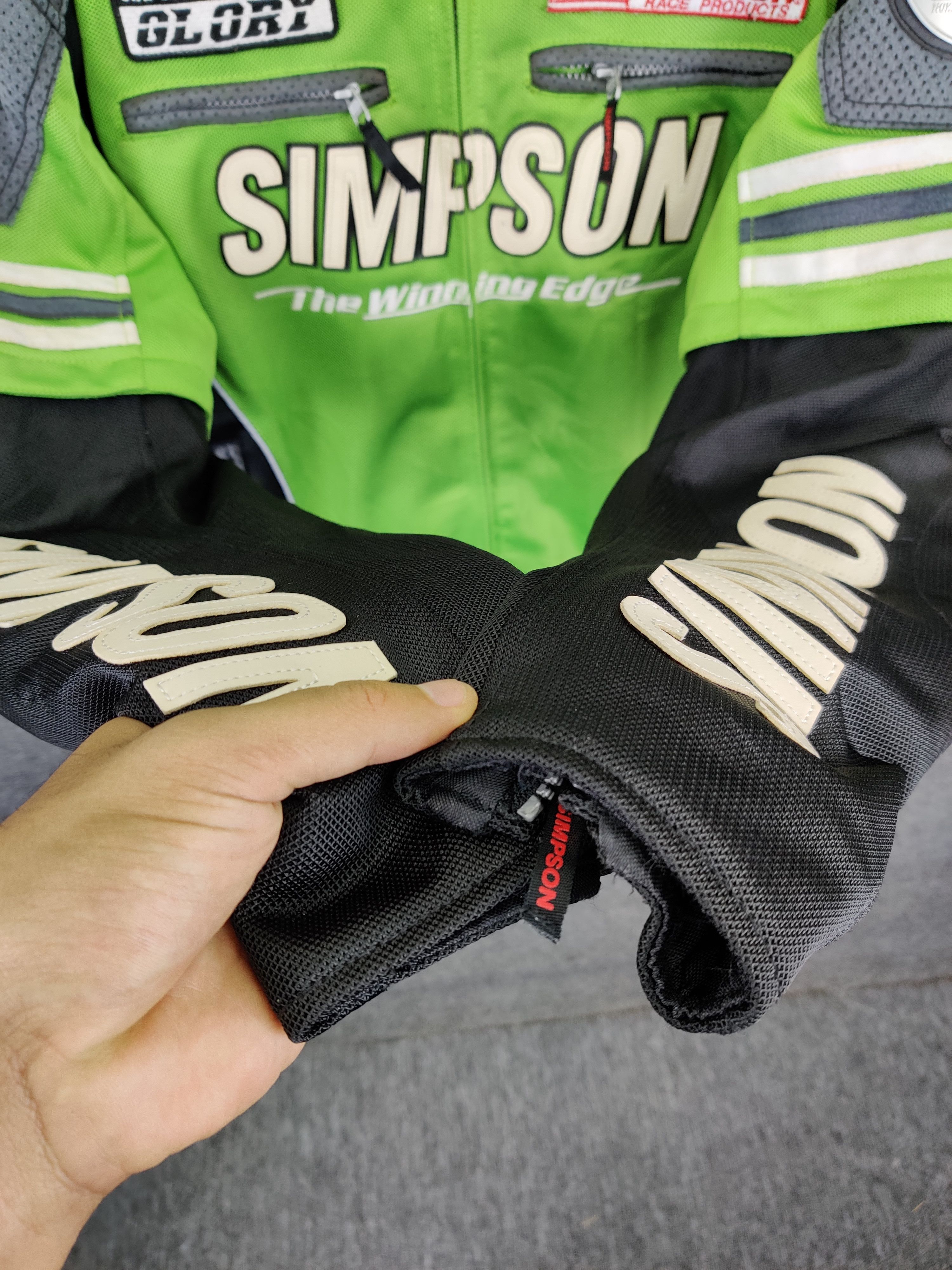 Vintage Vintage Simpson Racing Motorcycle Jacket Size US M / EU 48-50 / 2 - 15 Thumbnail