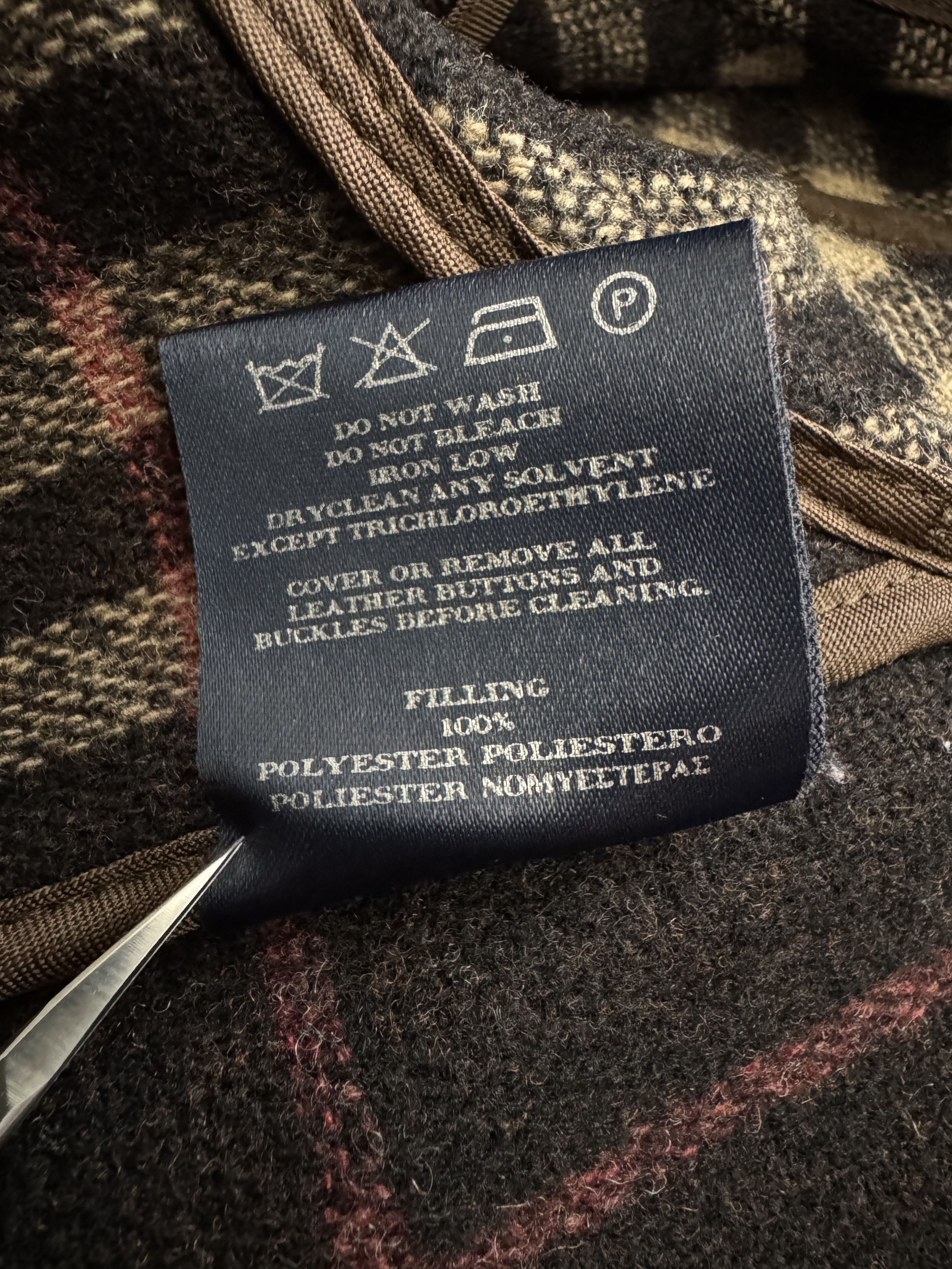 Burberry Vintage Burberry Brown Nova Check Wool Coat Size US L / EU 52-54 / 3 - 17 Thumbnail