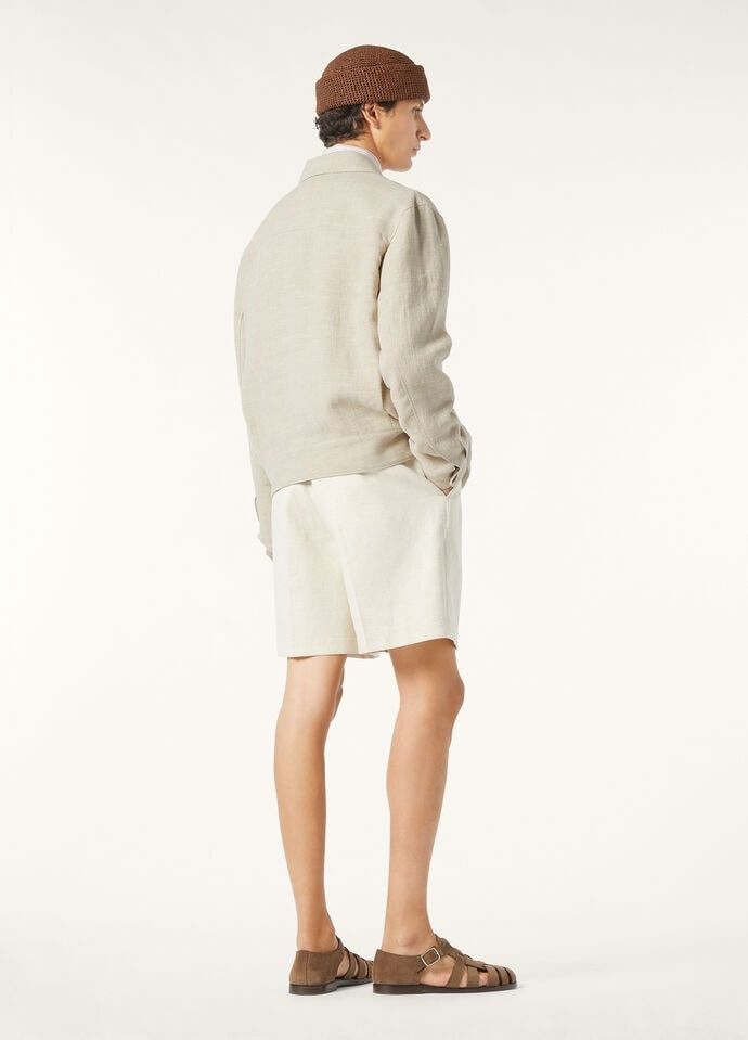 Loro Piana o1w1db10226 FAP2027 Clem Blouson Jacket in Ivory Size US L / EU 52-54 / 3 - 5 Thumbnail
