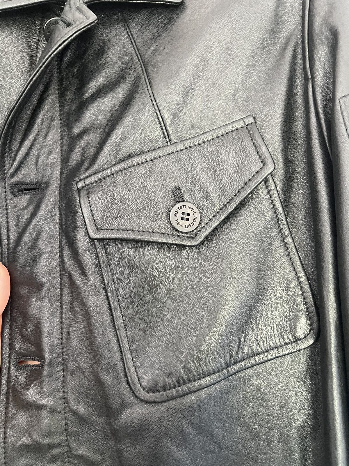 Neil Barrett Leather Jacket size L Size US L / EU 52-54 / 3 - 3 Thumbnail