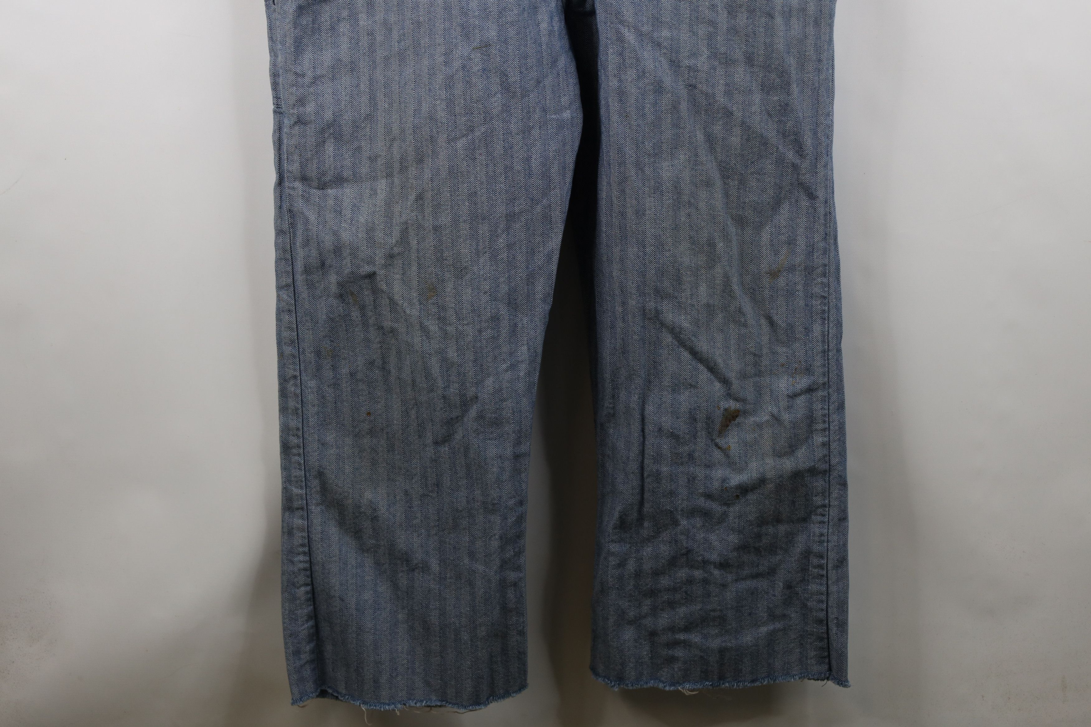 Walls Vintage 70s 80s Walls HBT Herringbone Twill Coveralls Bibs Size US 36 / EU 52 - 3 Thumbnail