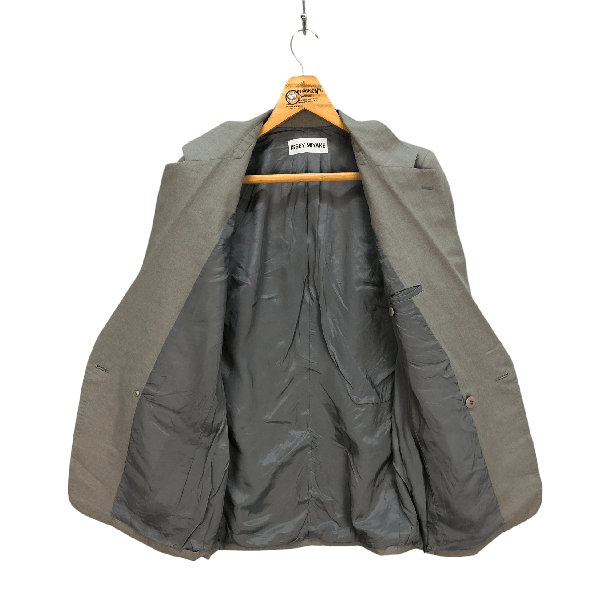 Designer × Issey Miyake VINTAGE 93's S/S ISSEY MIYAKE SUIT JACKET #6003-217 Size US M / EU 48-50 / 2 - 6 Thumbnail