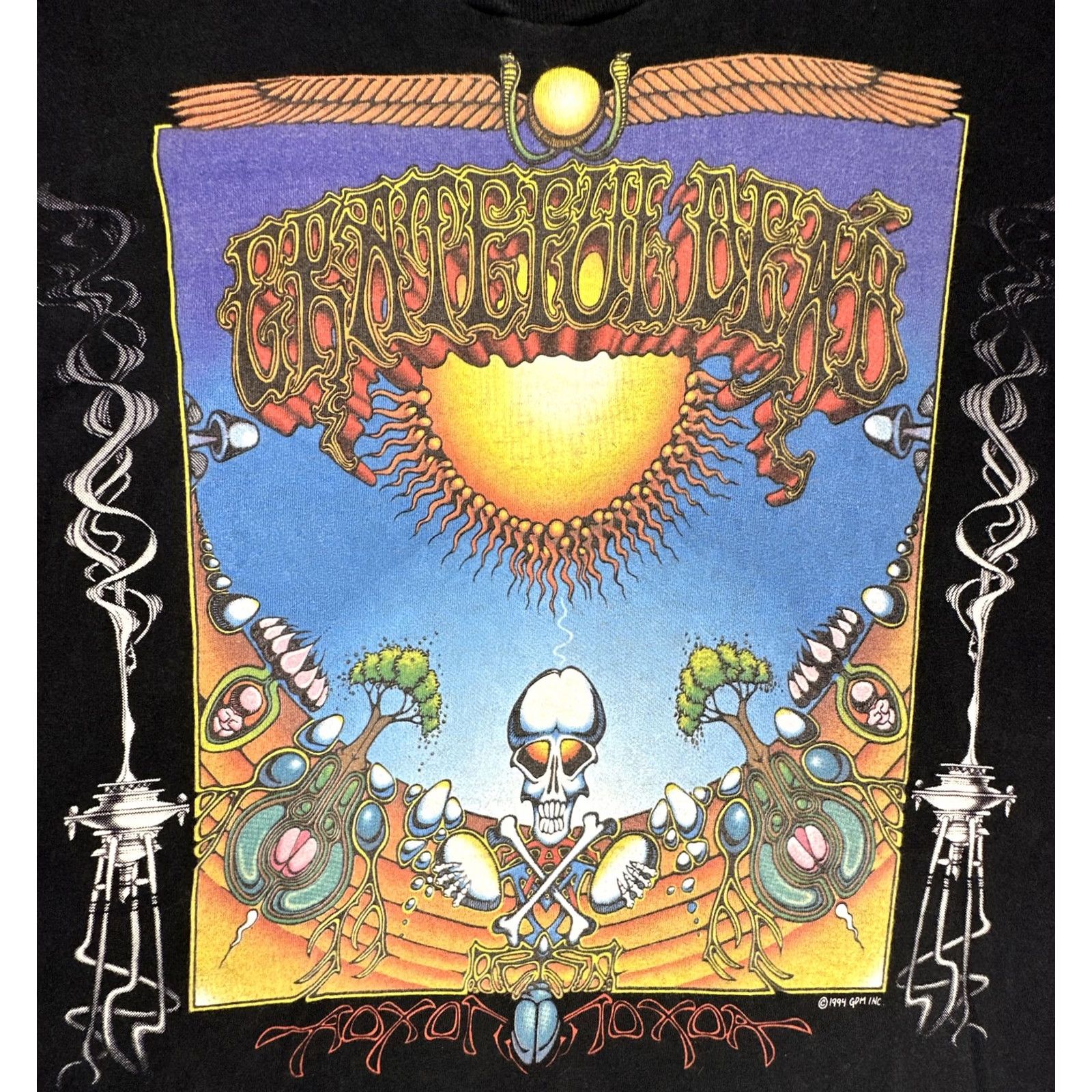 Liquid Blue VINTAGE Grateful Dead T-Shirt XL Black Liquid Blue Single Stitch Band Shirt 1994 90s Graphic Music Mens Size US L / EU 52-54 / 3 - 4 Thumbnail