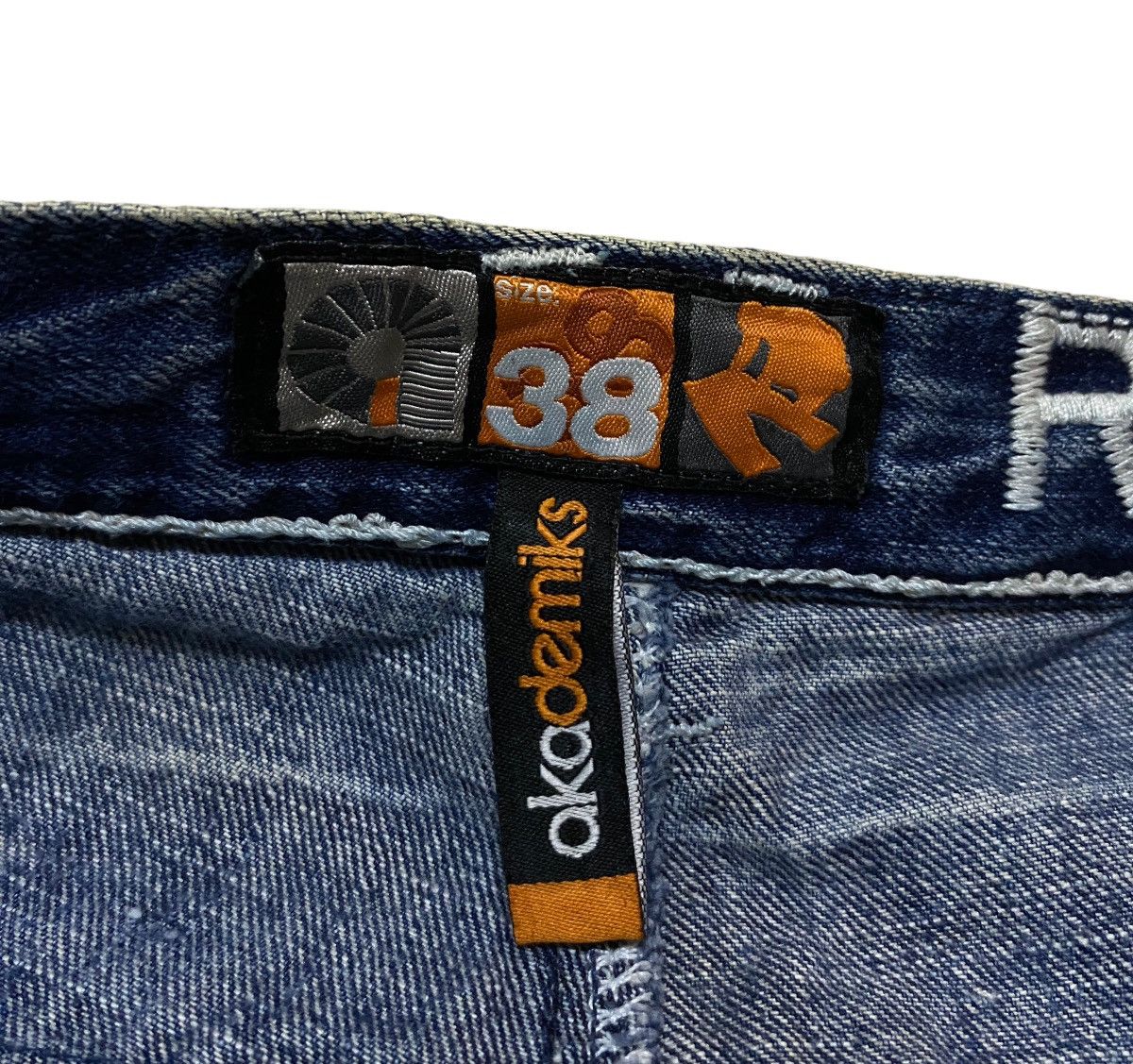 Vintage Rare Design Vintage Brand Akademiks Baggy Hiphop Jeans 2000s Size US 38 / EU 54 - 7 Thumbnail