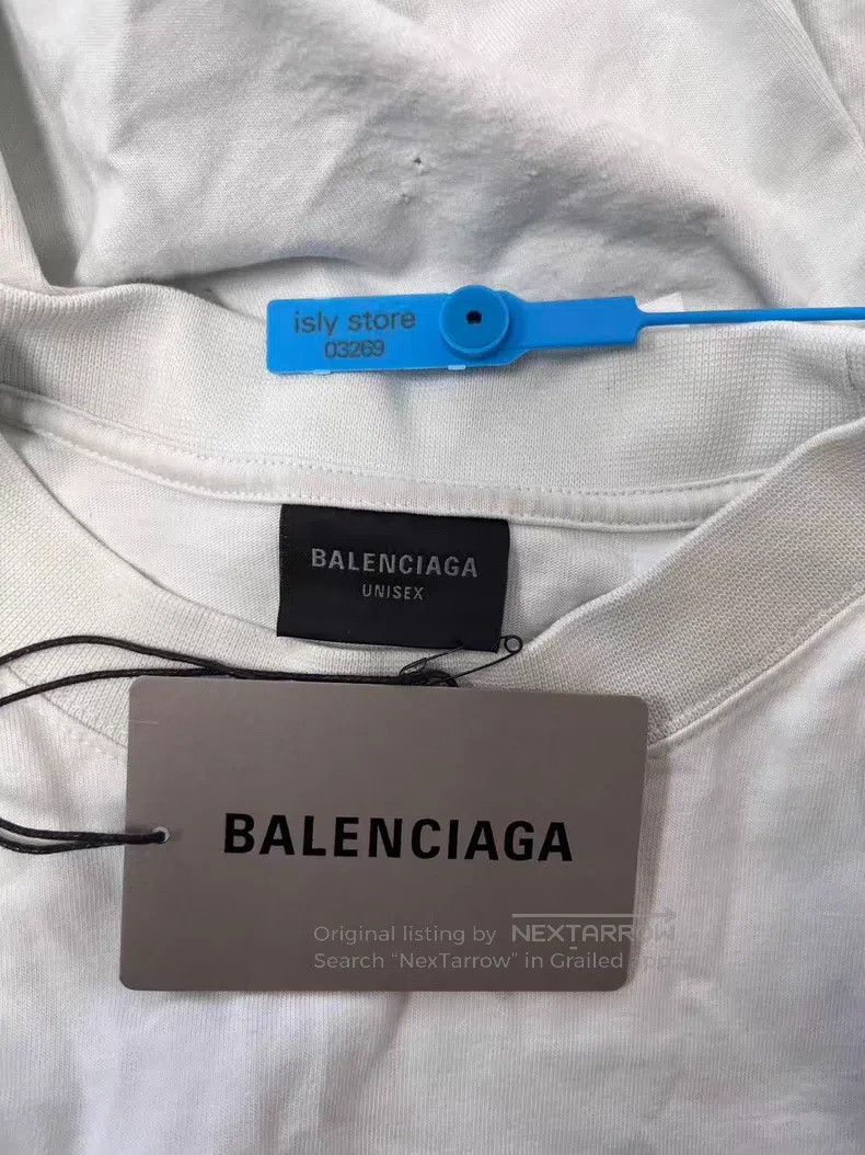 Balenciaga Balenciaga Letter Logo Printed Crew Neck Short Sleeve T-Sh Size US XS / EU 42 / 0 - 4 Thumbnail