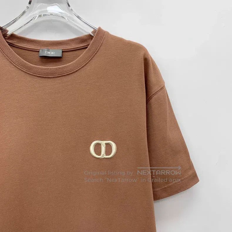 Dior Dior 23 dark brown CD letter embroidery cotton round-neck Size US M / EU 48-50 / 2 - 3 Thumbnail