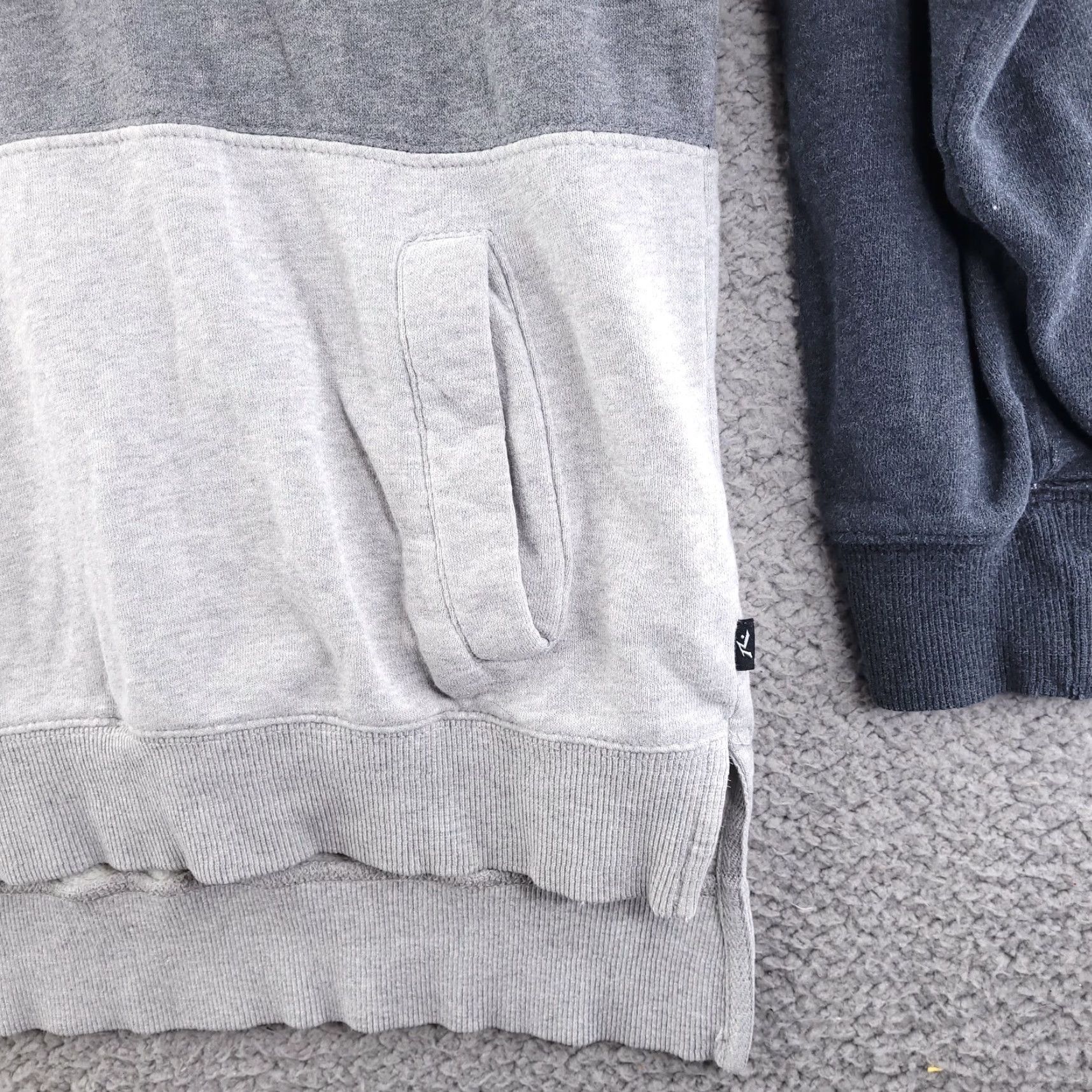 Rusty Rusty Hoodie Mens Medium Gray Stripe Pullover Sweatshirt Size US M / EU 48-50 / 2 - 4 Thumbnail