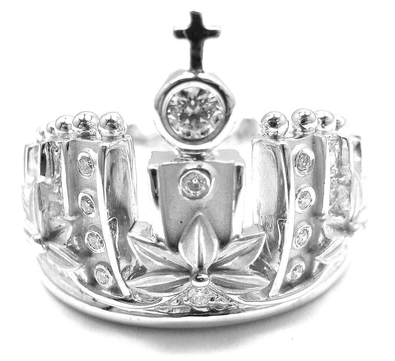Carrera Y Carrera W/G Mi Princes Russian Crown Diamond Ring