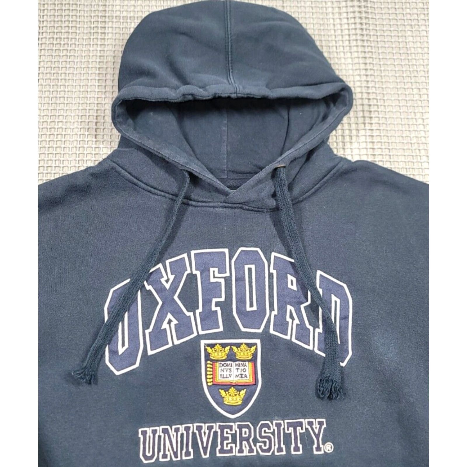 Vintage Oxford University Hoodie S Blue Official Embroidered Drawstring Sweatshirt Size US S / EU 44-46 / 1 - 2 Thumbnail