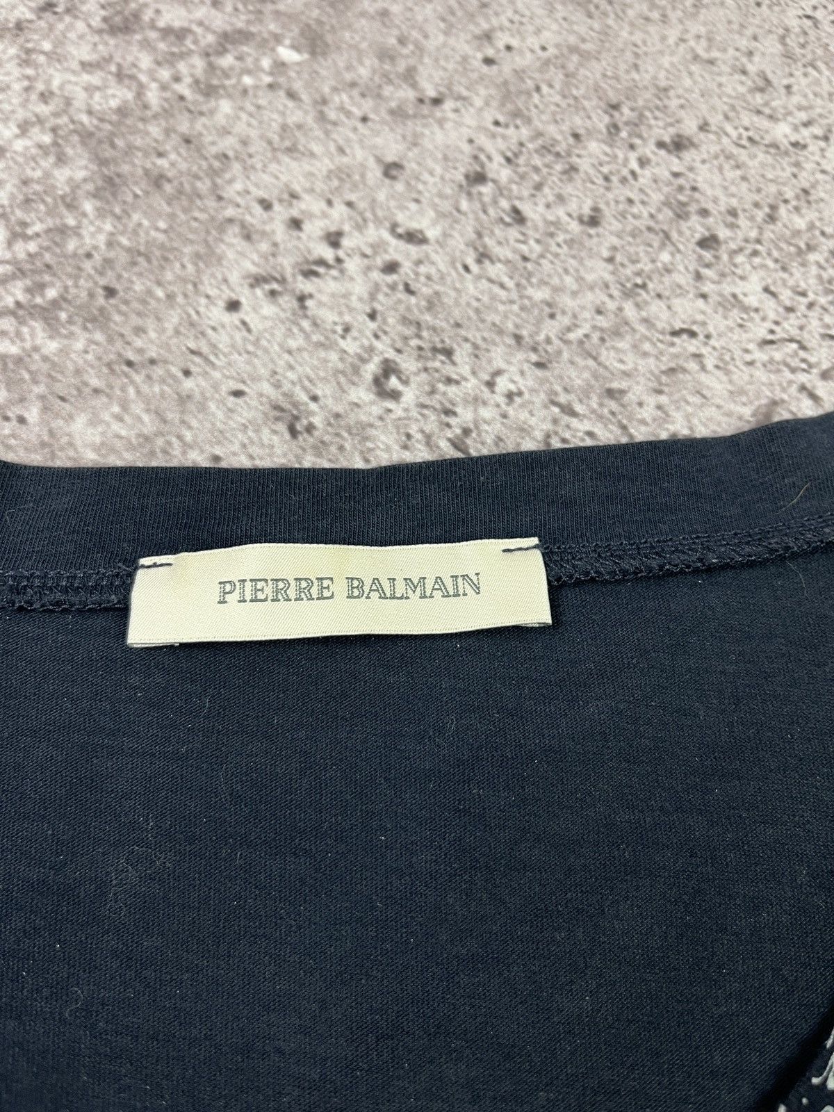 Pierre Balmain Monogram Logo T-Shirt Size US L / EU 52-54 / 3 - 7 Thumbnail